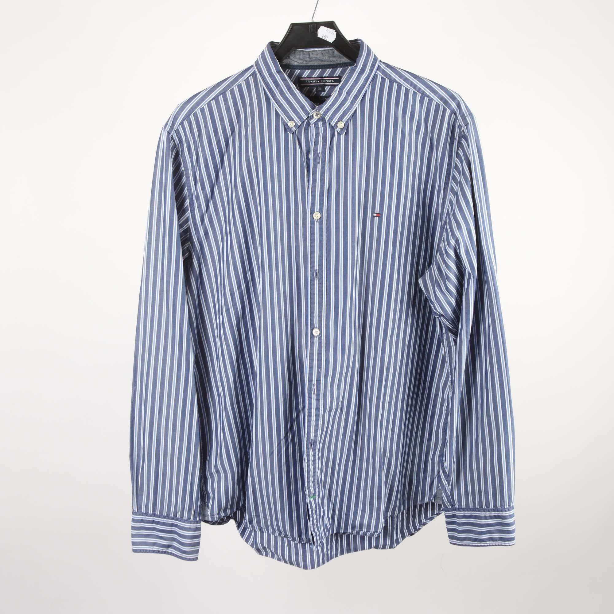 Skjorta, Gant, blå, vit, randig, stl. XL