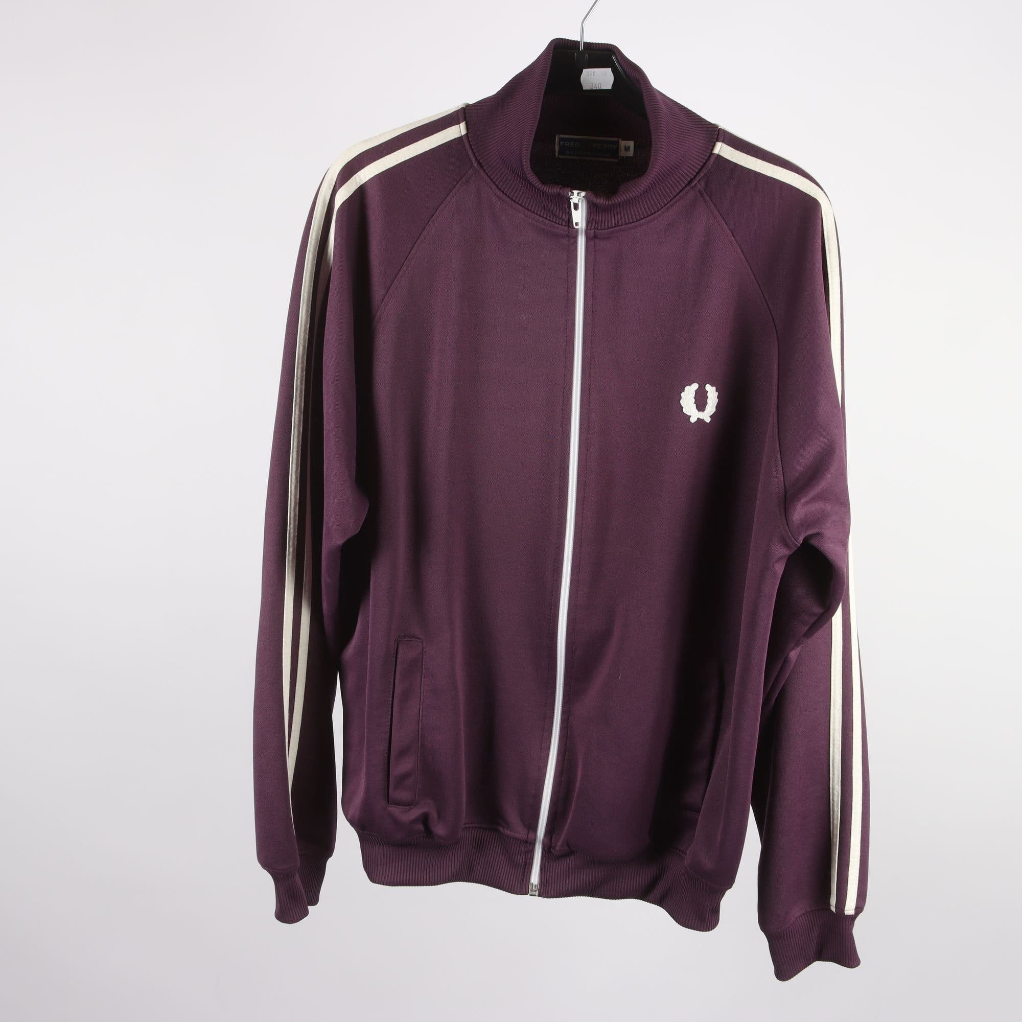 Träningsjacka, Fred Perry, lila, stl. M.