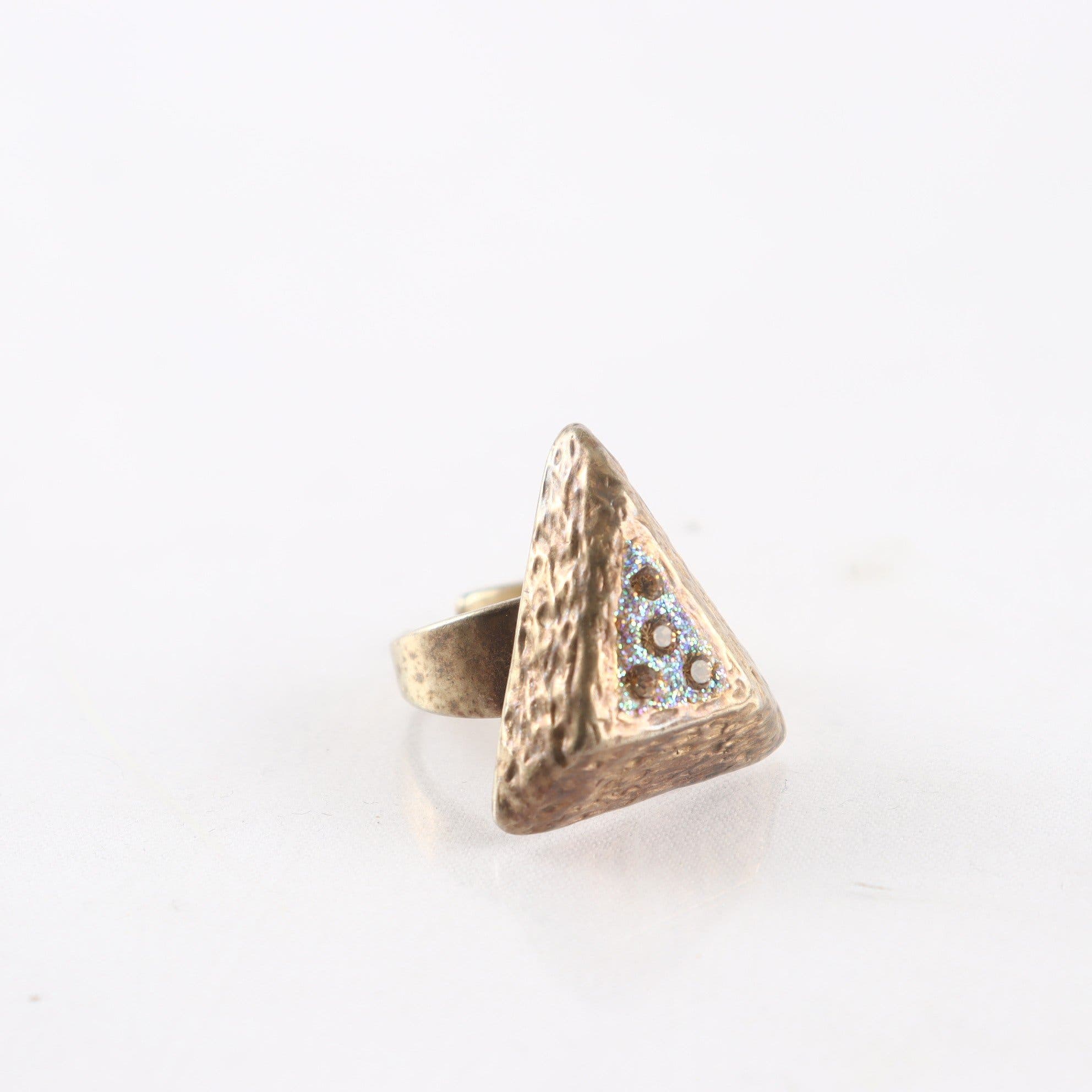 Ring silver 925, med stenar & glitter.