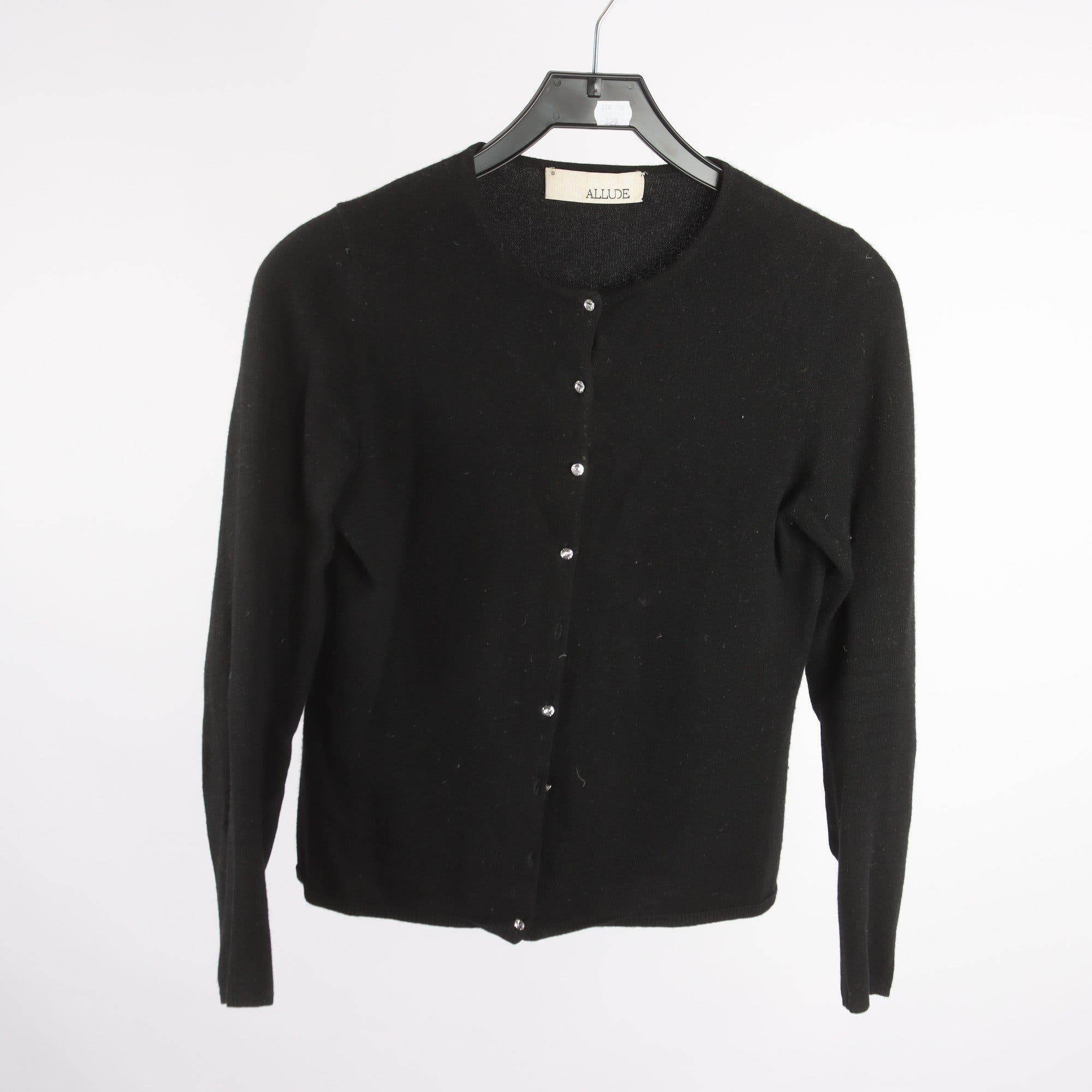 Kofta, Allude, svart, cashmere, stl. S.