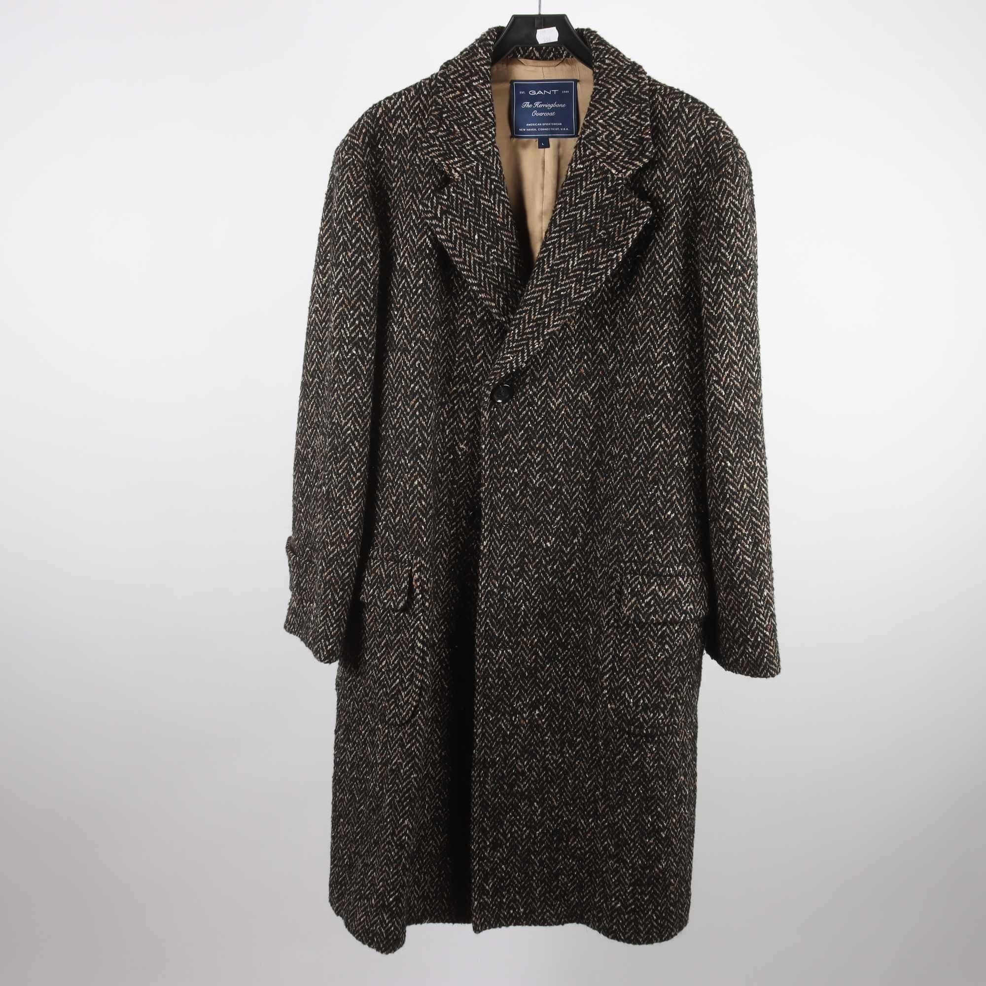 Vinterrock, Gant, svart, beige, ullmix, stl. L.