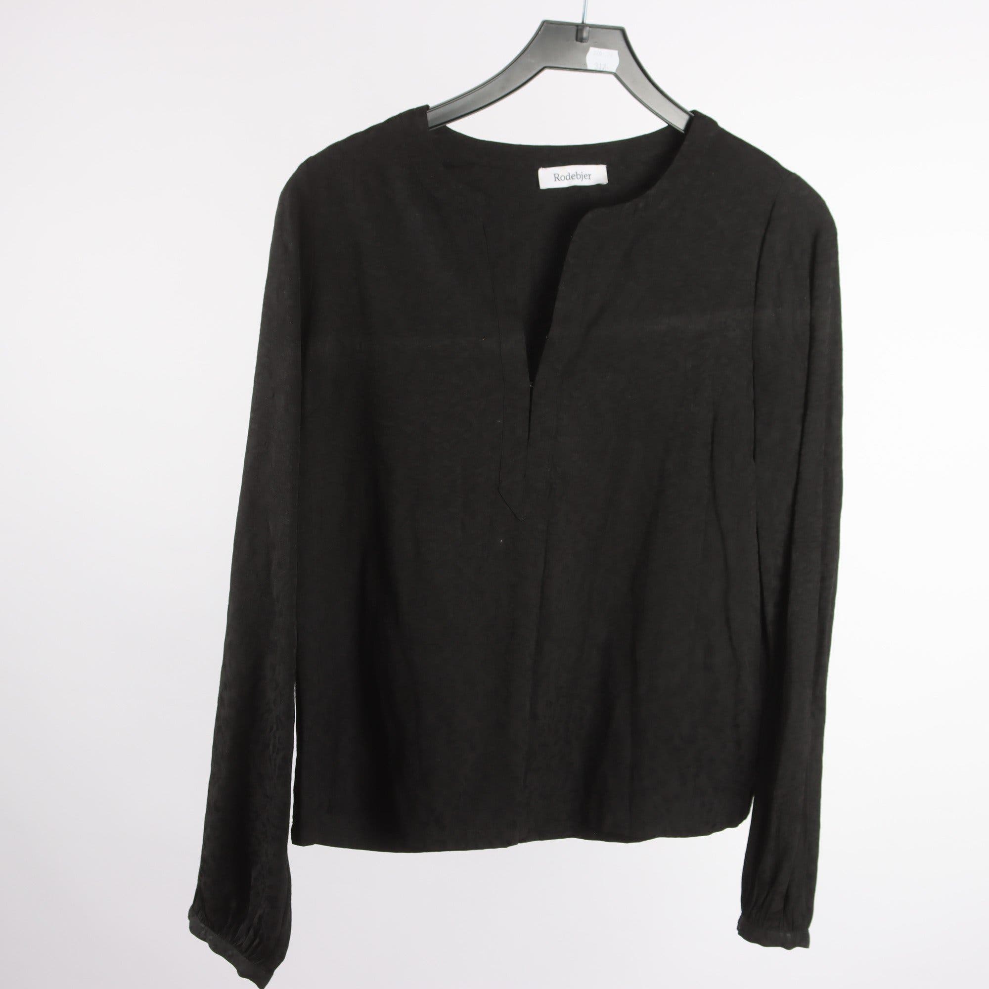 Blus, Rodebjer, svart, stl. S.