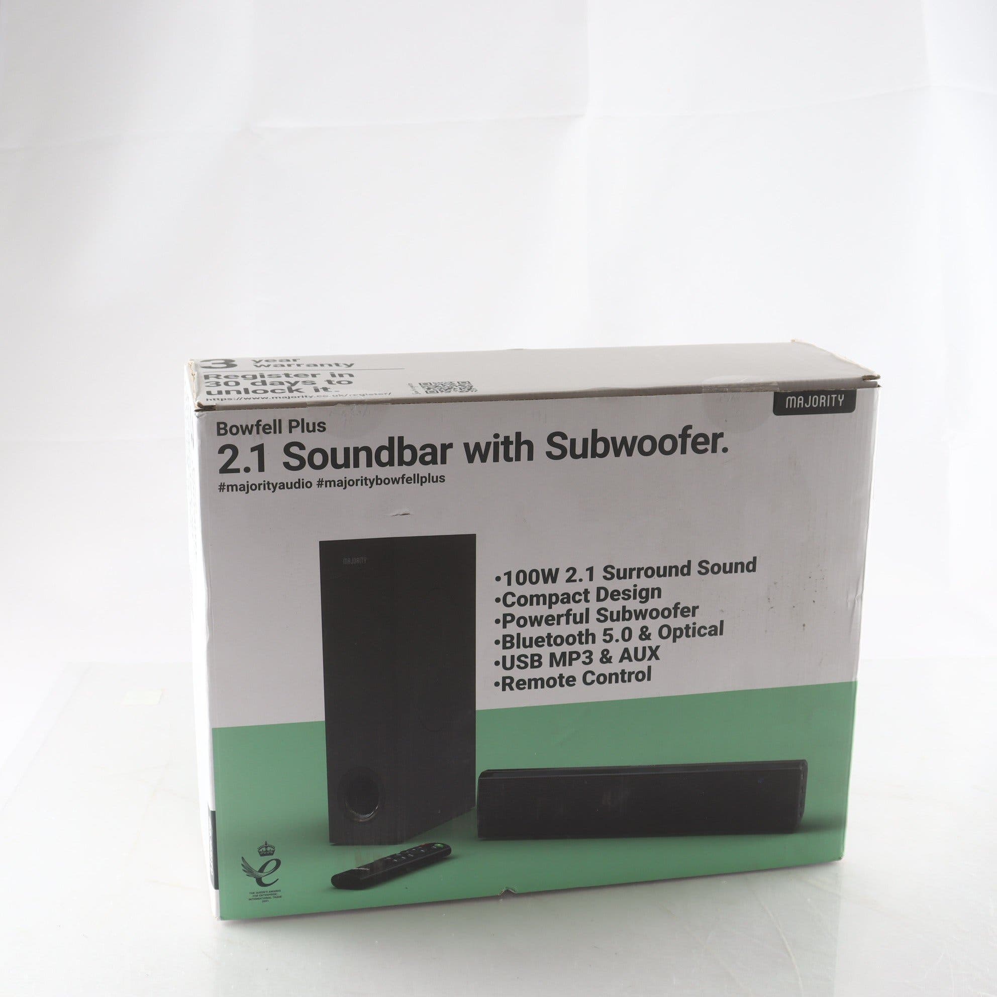 Högtalare, Soundbar, Bowfell Plus, 2,1 Soundbar with subwoofer. Samfraktas ej.