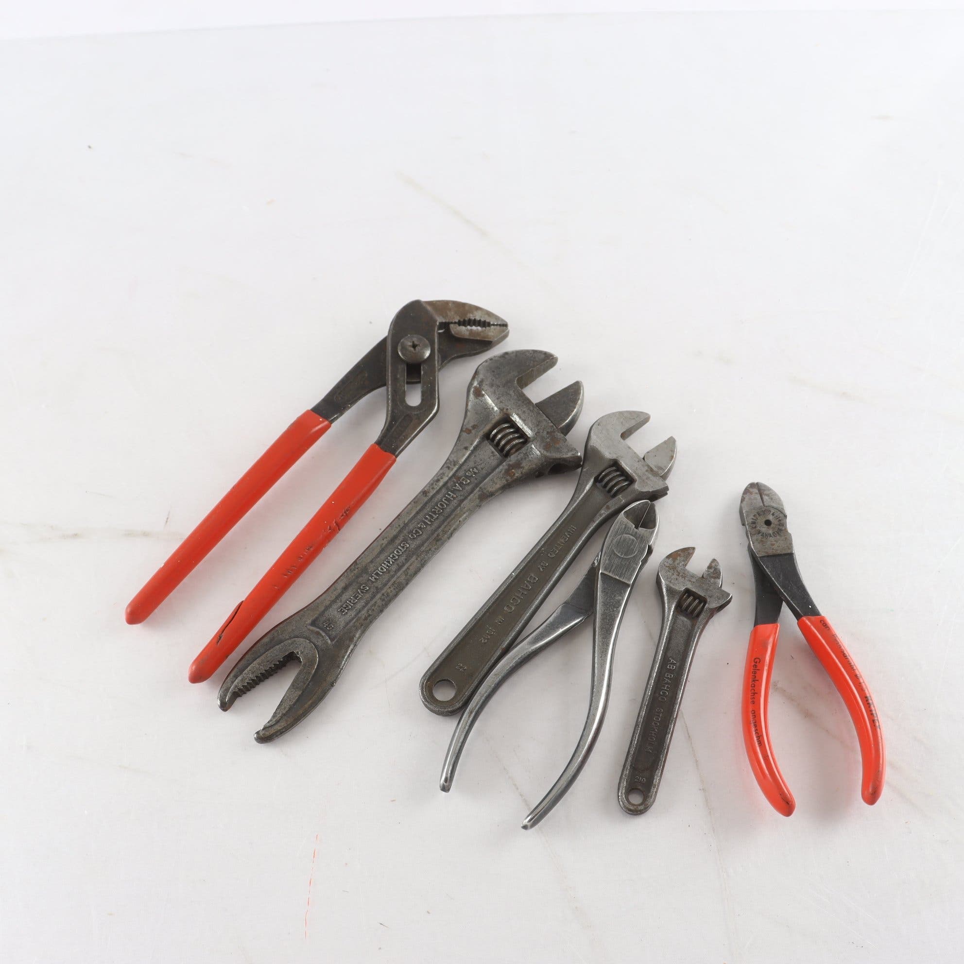 Verktyg, Bahco och knipex, skiftnycklar/tänger.