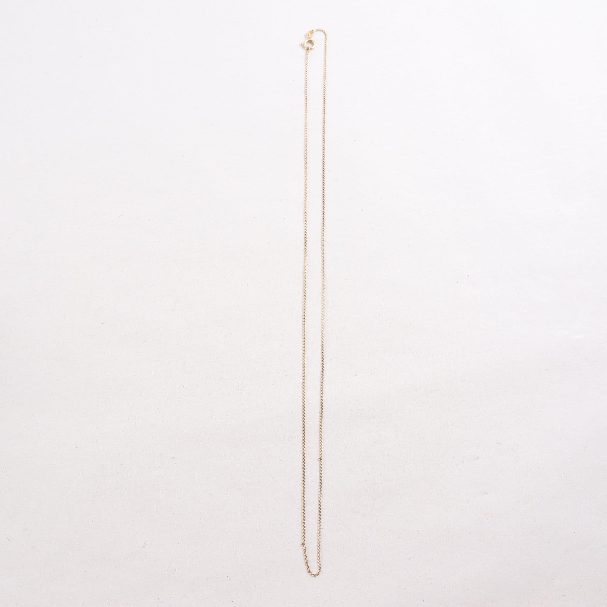 Halsband, guld 18k, vikt: 1,8 g