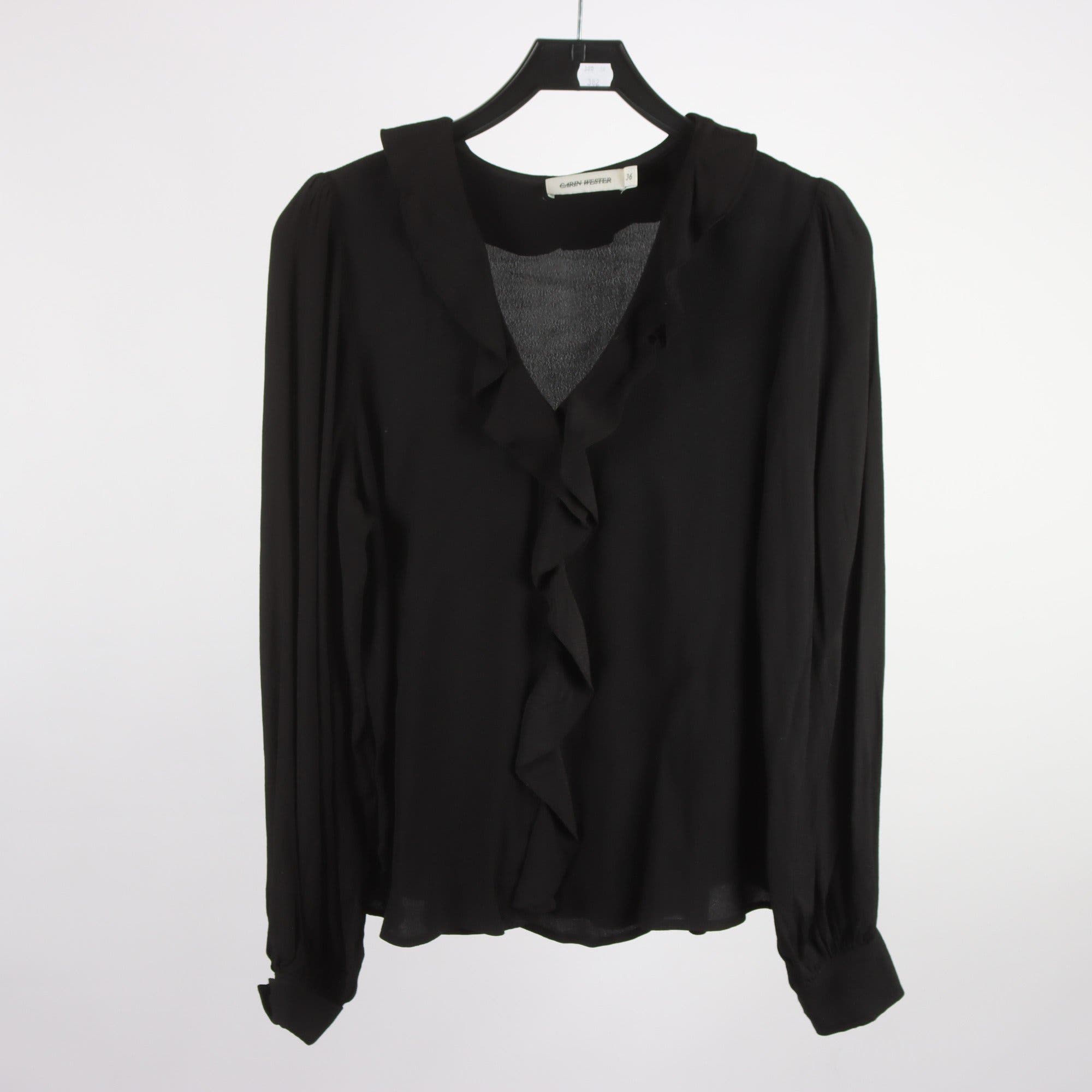 Blus, Carin Wester, svart, stl. 36.