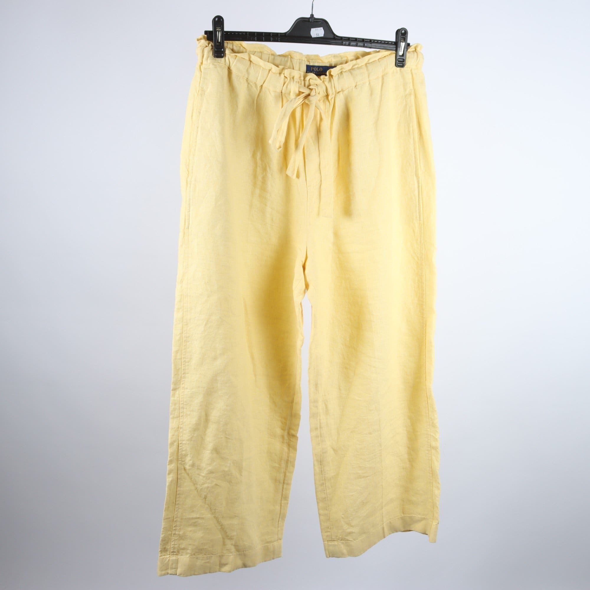 Byxor, Polo Ralph Lauren, gul, 100% linne, stl. L