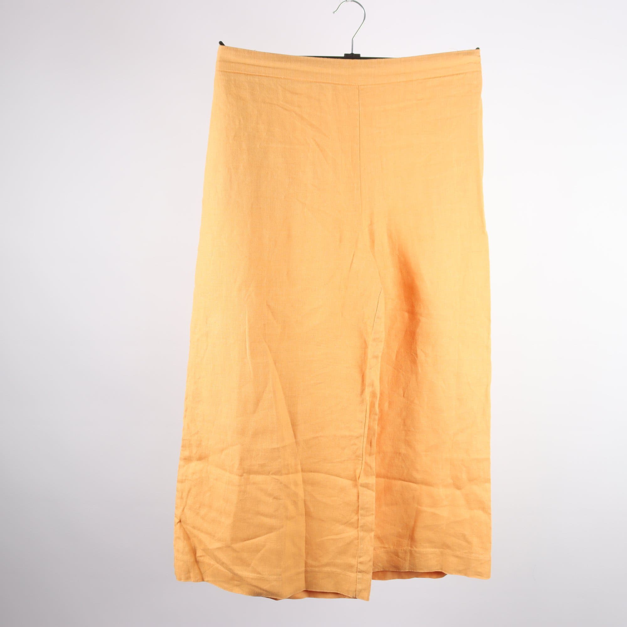 Ankelbyxor, Mango, ljusorange, 100% linne, stl. L