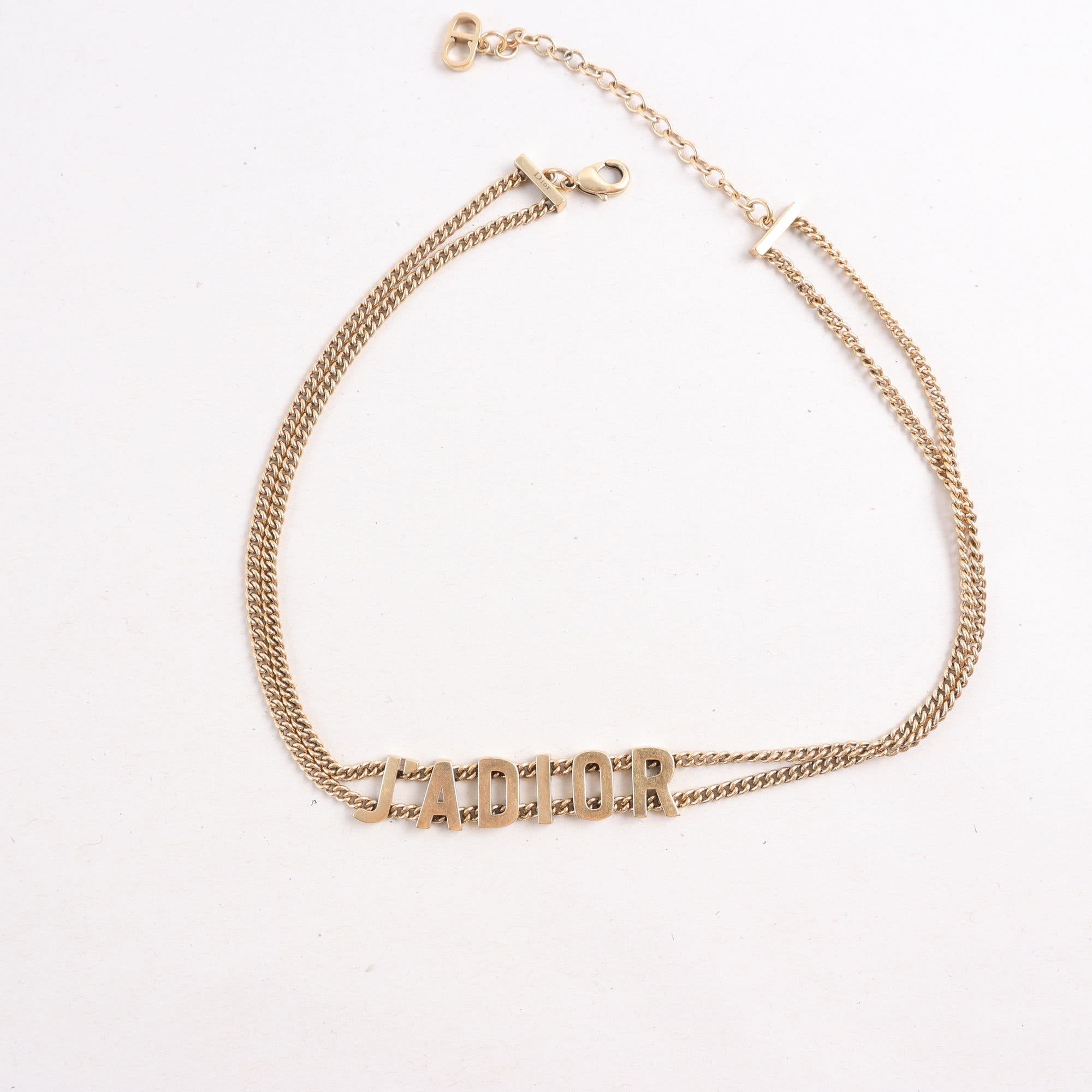 Halsband, Dior, J´Adior, vintage, metall