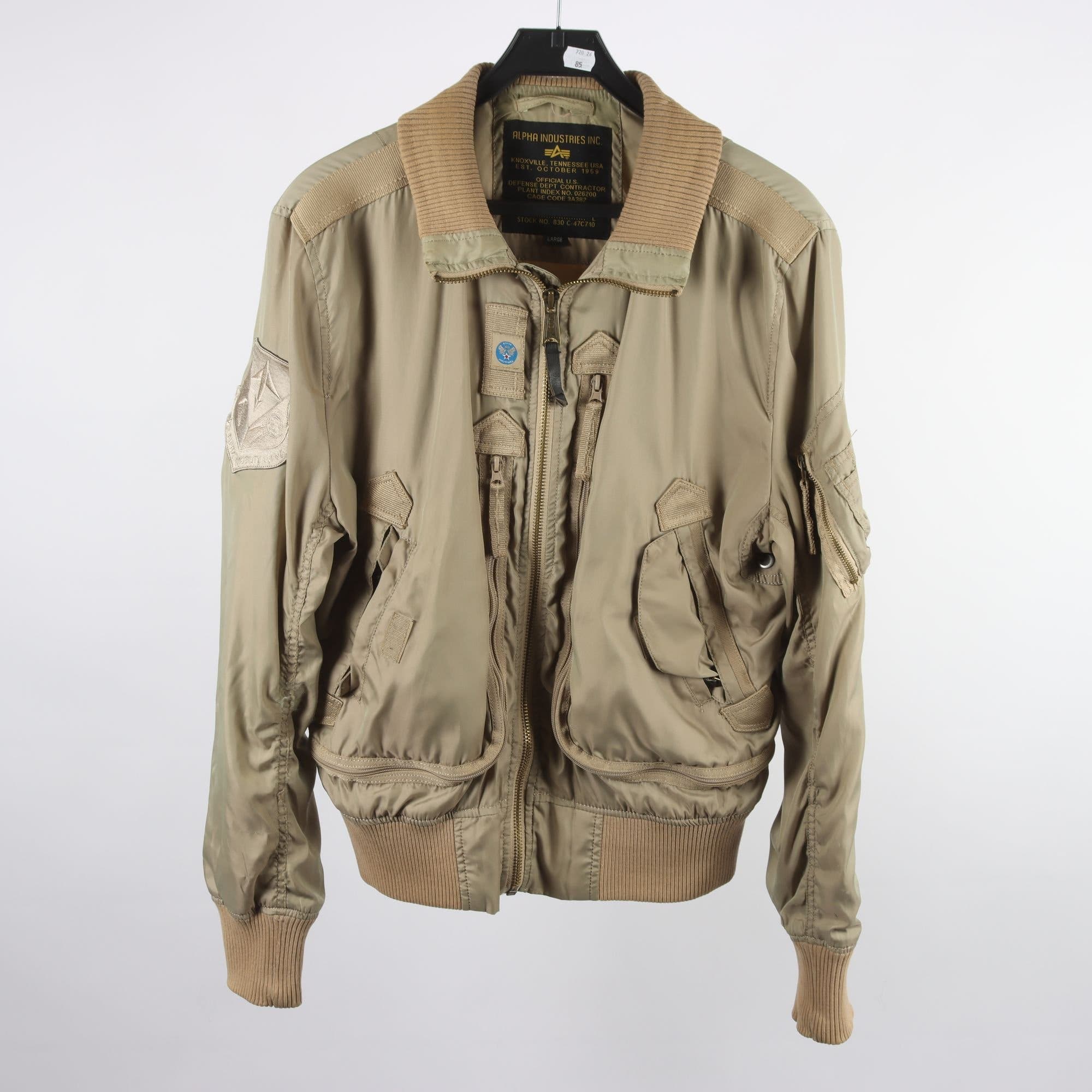 Jacka, Alpha Industries, khaki beige, stl. L