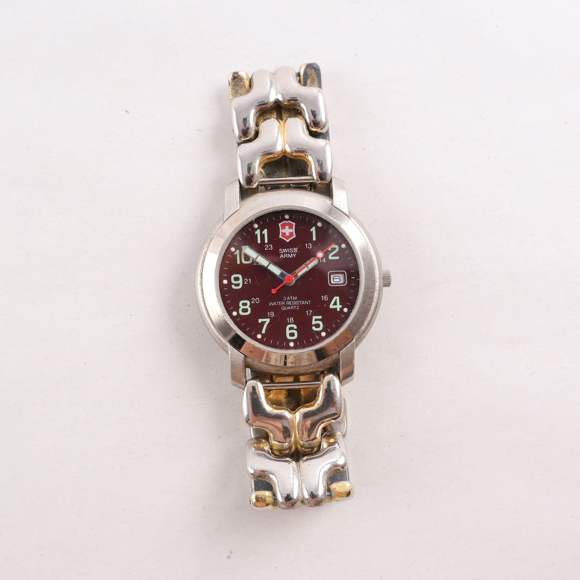 Armbandsur, stål, Victorinox Swiss Army, datum, quartz