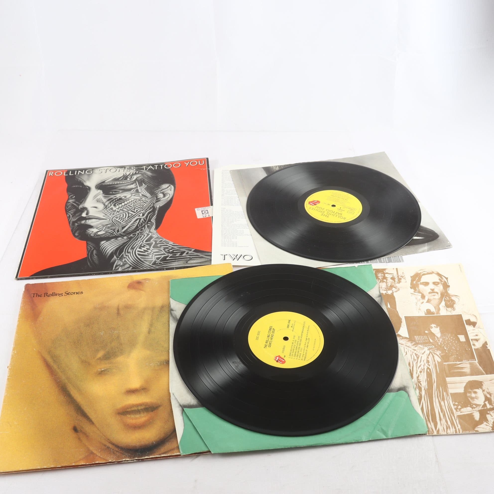 LP The Rolling Stones, Goats Head Soup, Tattoo You