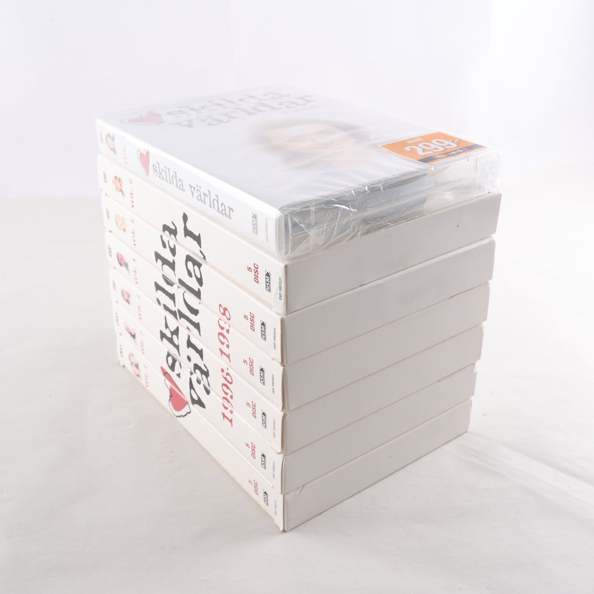 DVD, Skilda världar volym 1-7.