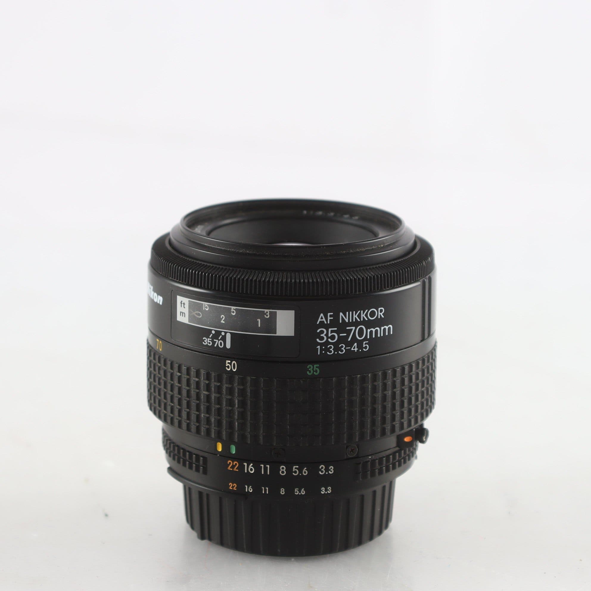 Kameraobjektiv, Nikon AF Nikkor 35-70mm.