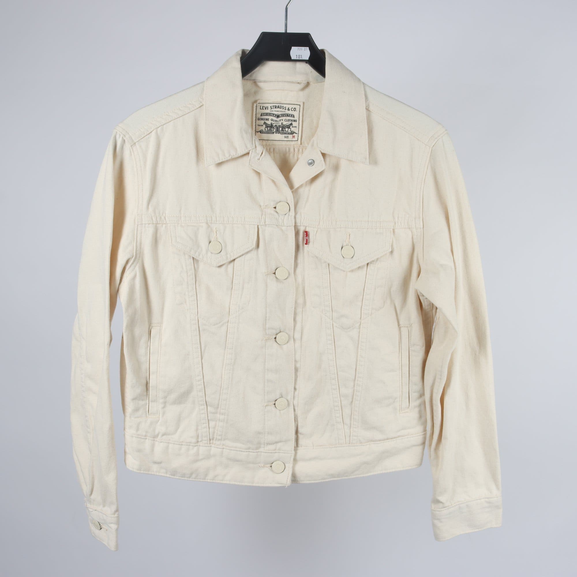 Jeansjacka, Levi Strauss & Co, offwhite, stl. M
