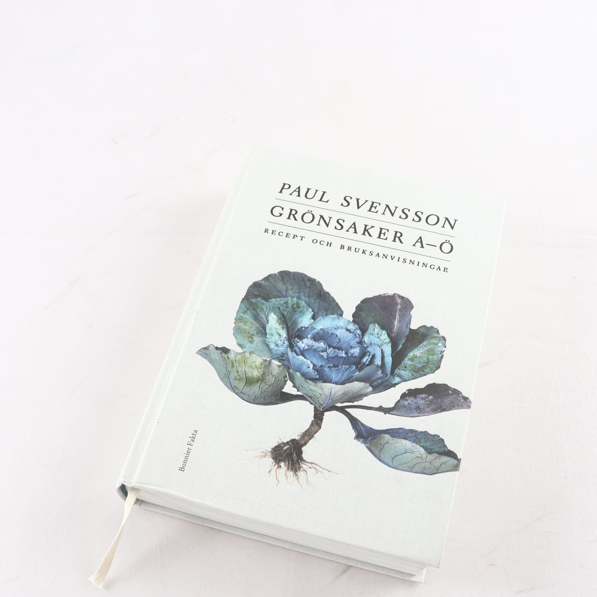 Paul Svensson, Grönsaker A-Ö, Recept och bruksanvisningar