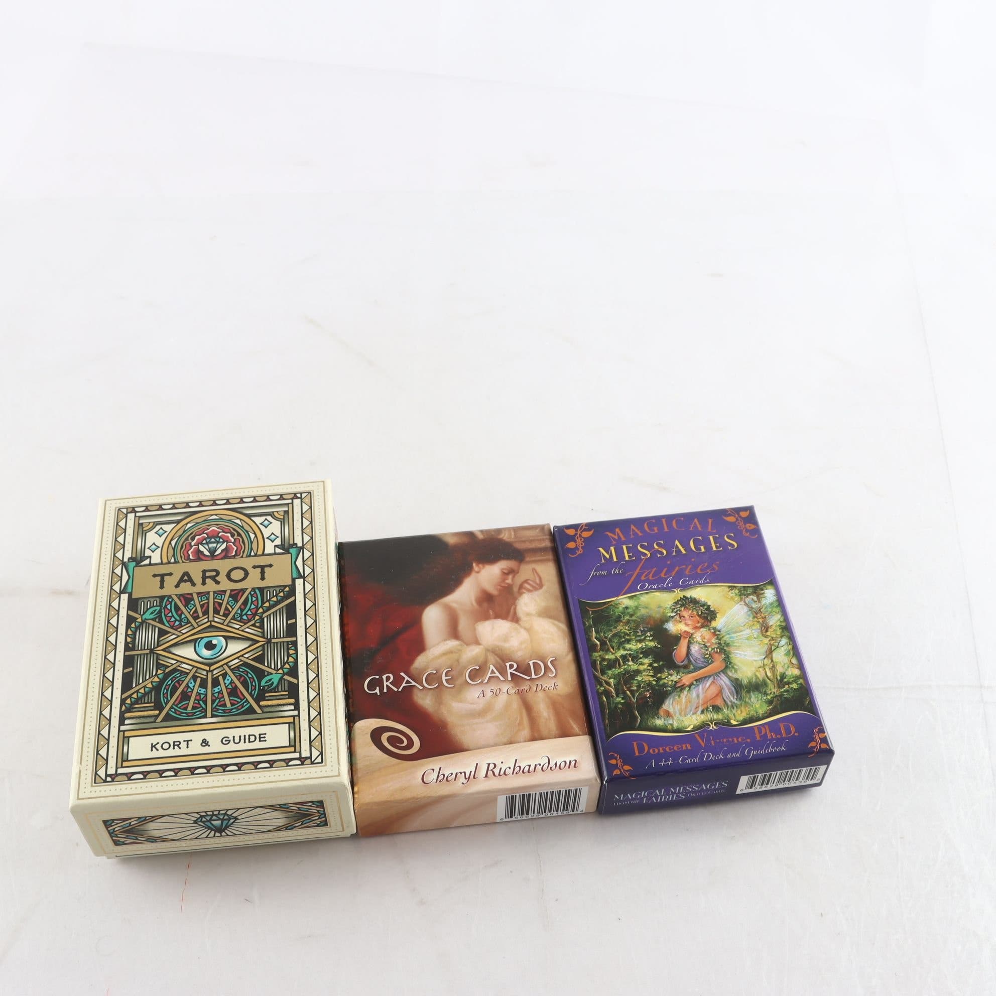 Kort, Tarot kort etc, 3 pkt.