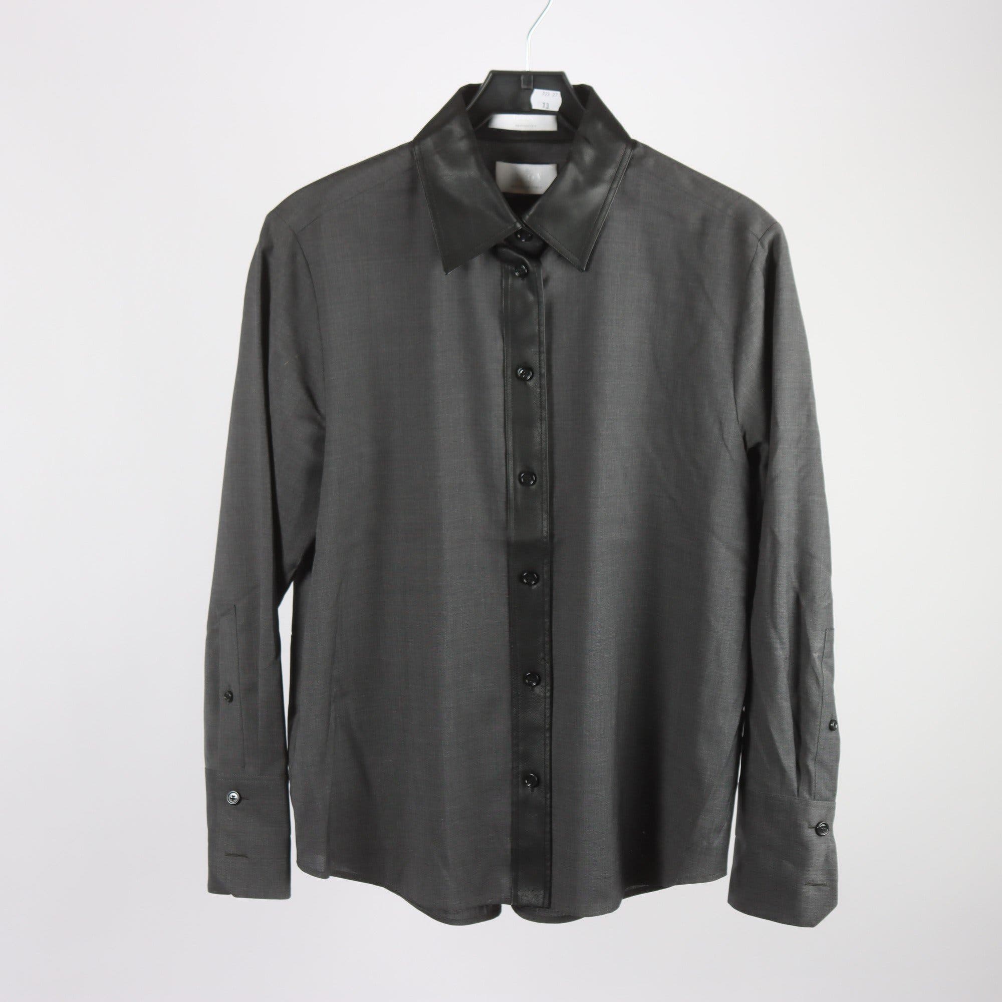 Skjorta, Hugo Boss, grå, svart, stl. 40