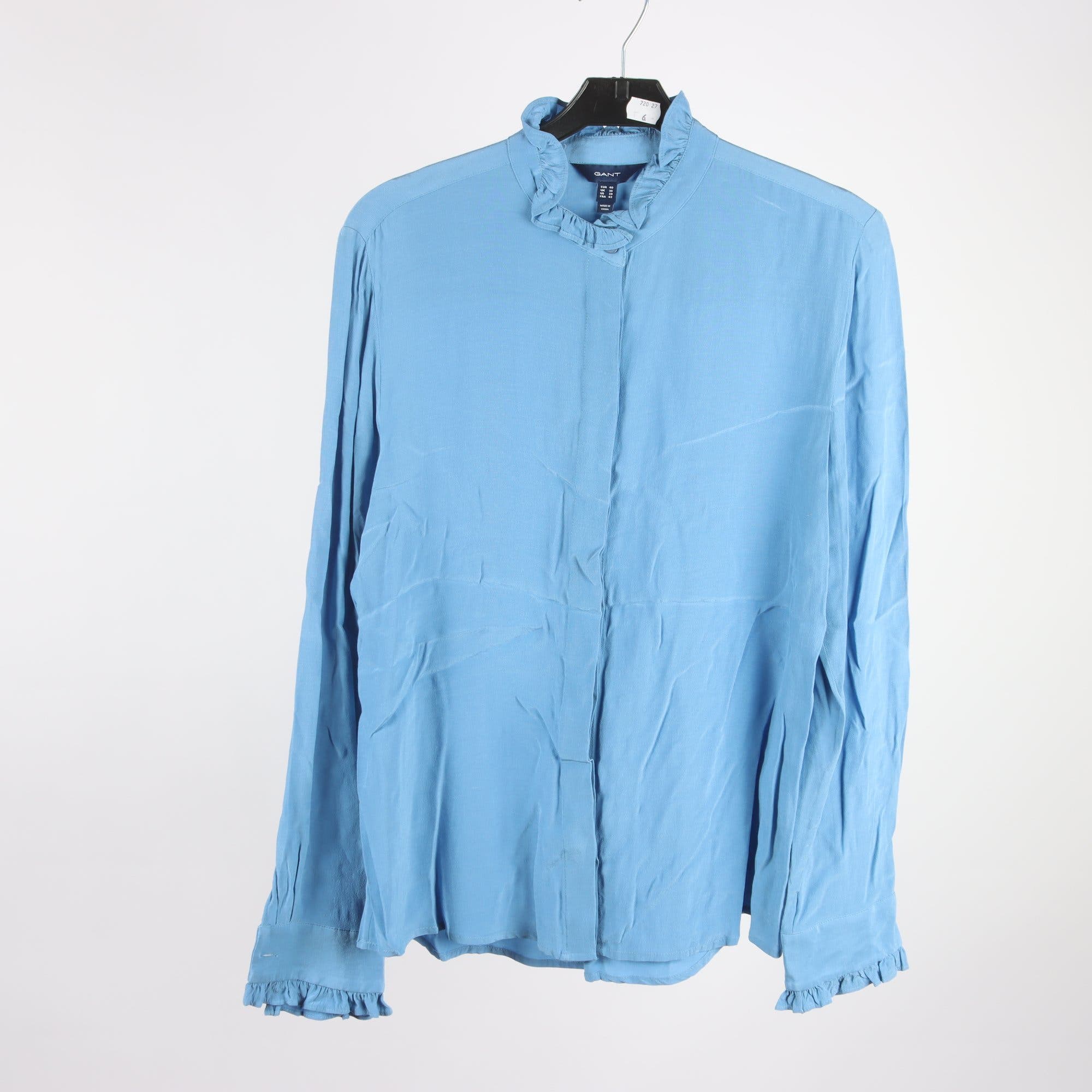 Blus, Gant, blå, stl. 40