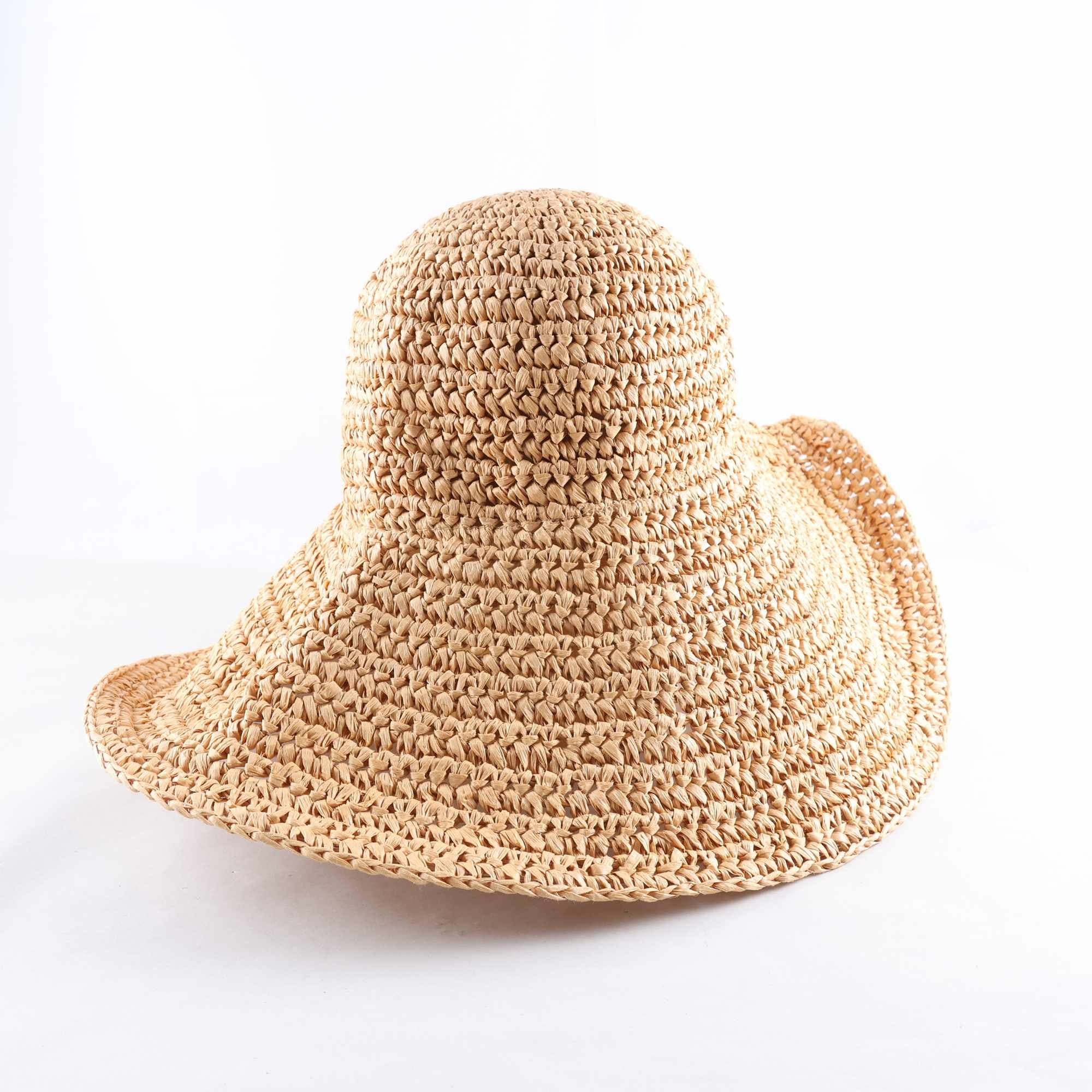 Stråhatt, COS, beige, stl. XS/S