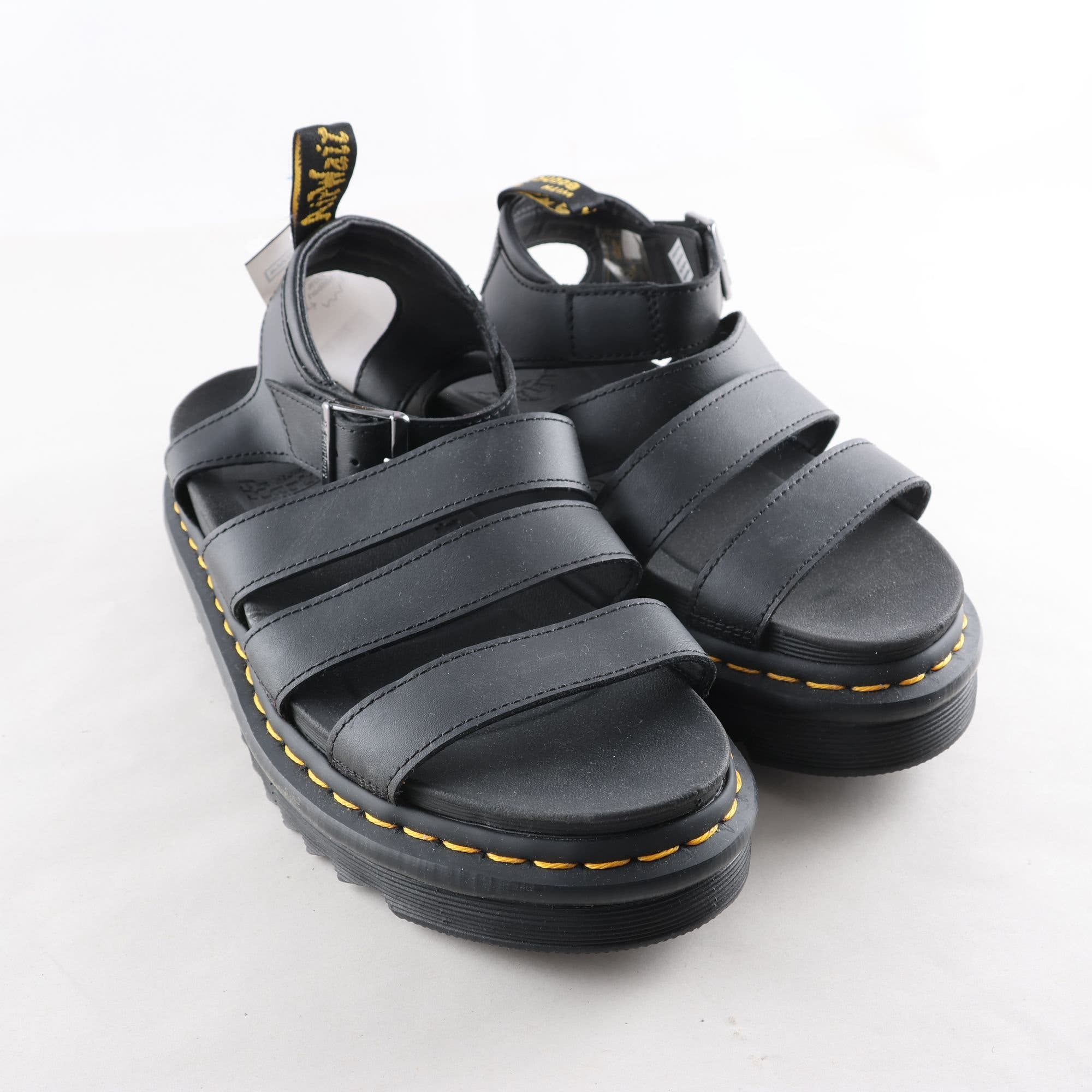 Sandaler, Dr.Martens, svart, skinn, stl. 38