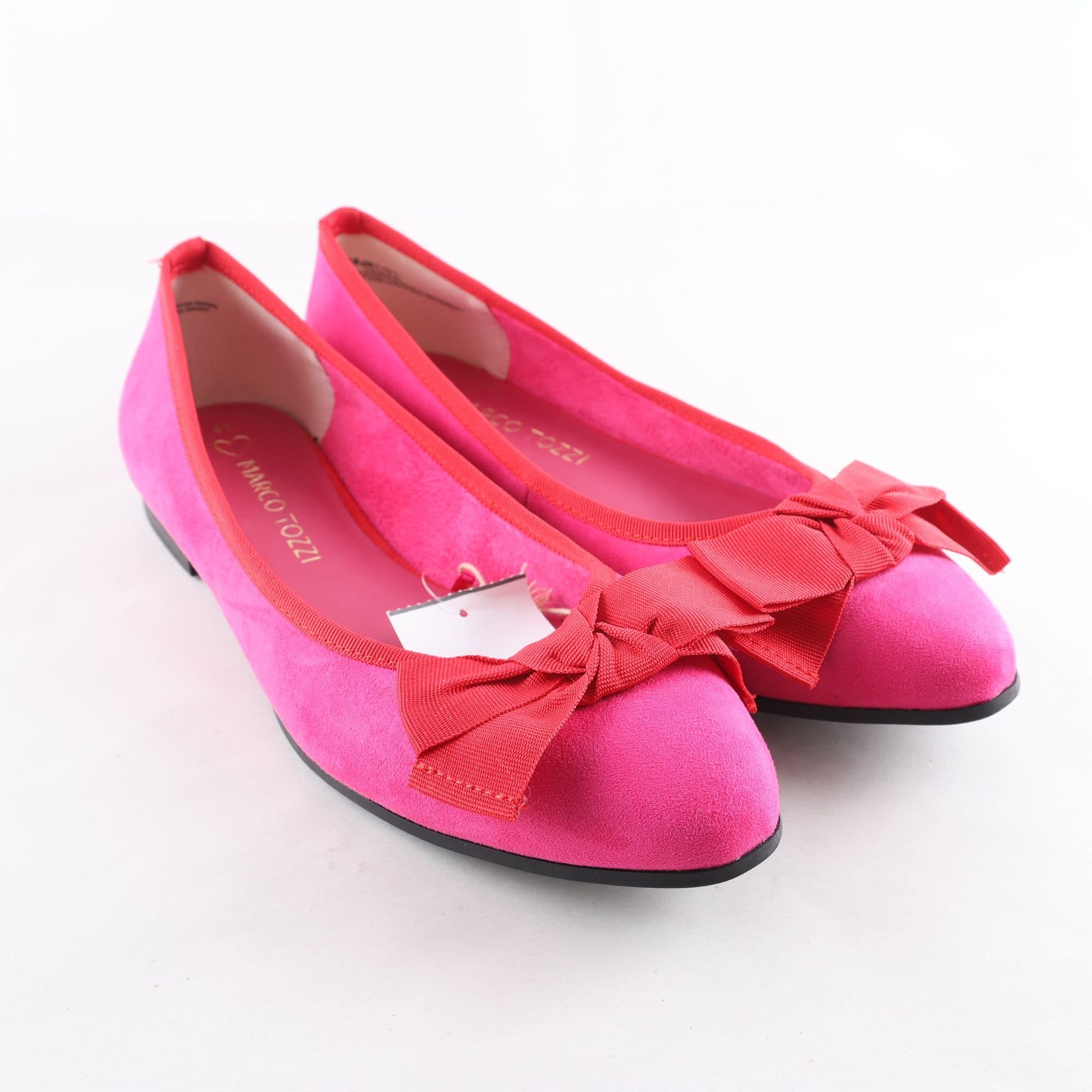 Ballerina, Marco Tozzi, rosa, 100% vegan, stl. 41