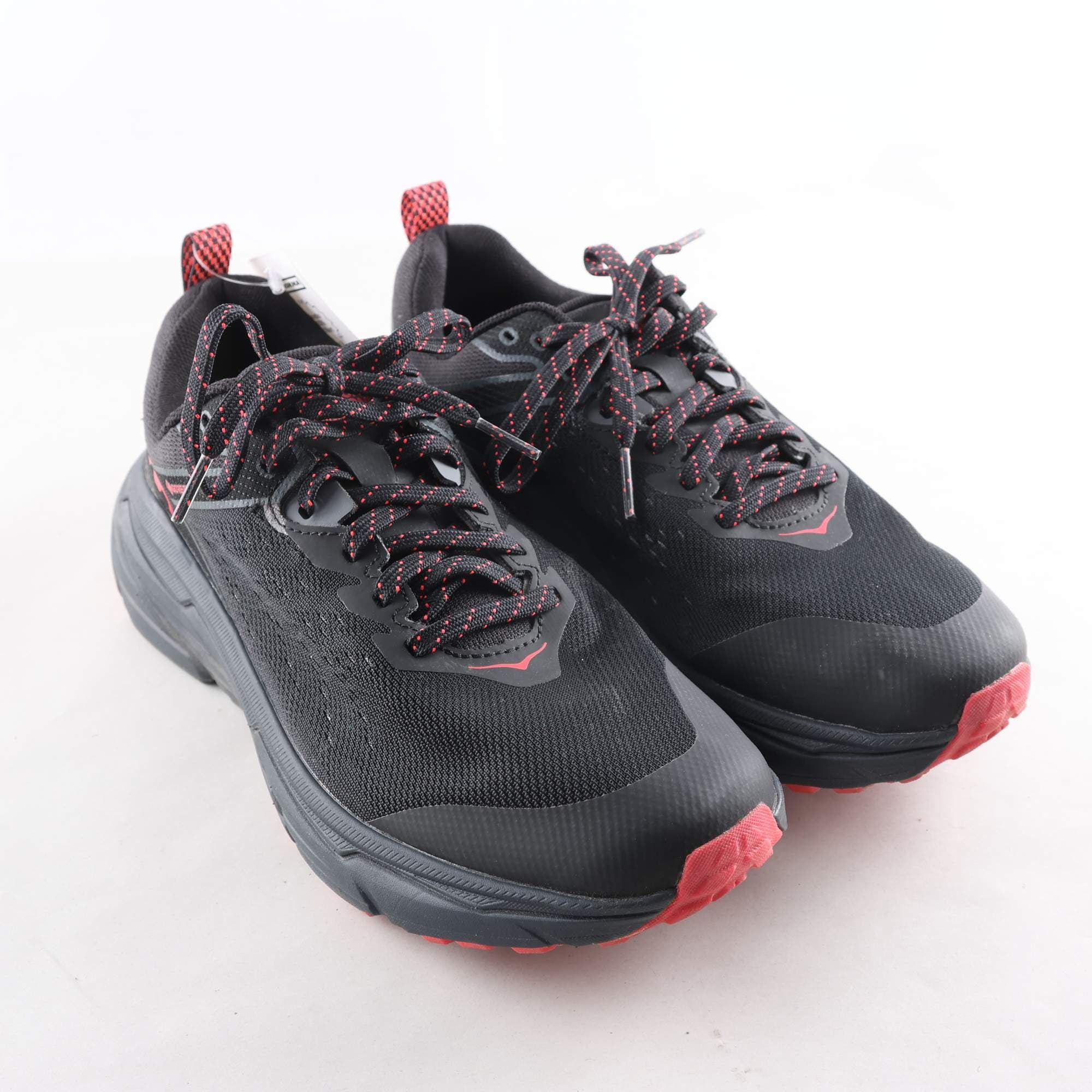 Sneakers, Hoka, svar, röd, stl. 40 2/3