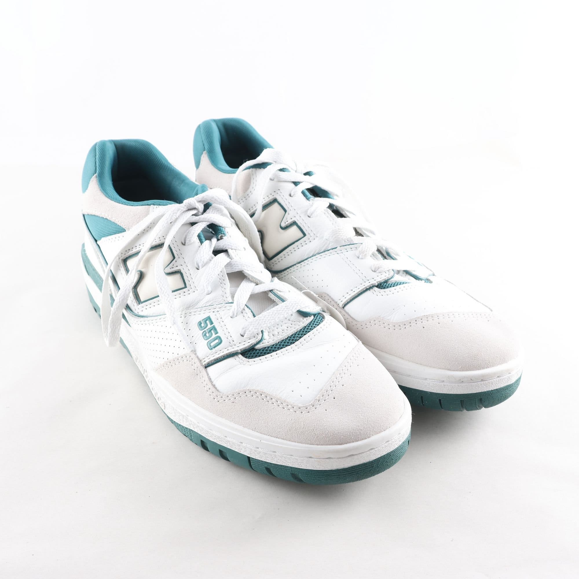 Sneakers, New Balance 550, vit, grön, stl. 45.5