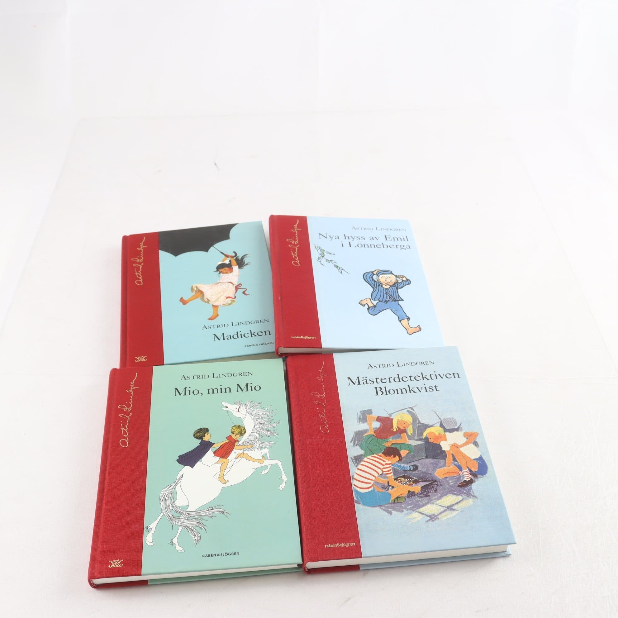 Astrid Lindgren, bokpaket med 4 volymer