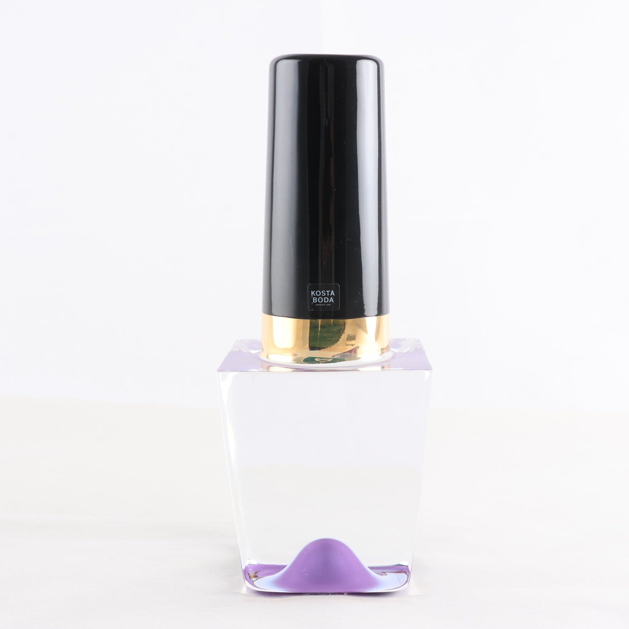 Skulptur, Kosta Boda, Åsa Jungnelius, ”make up”, nagelack, glas. Samfraktas ej