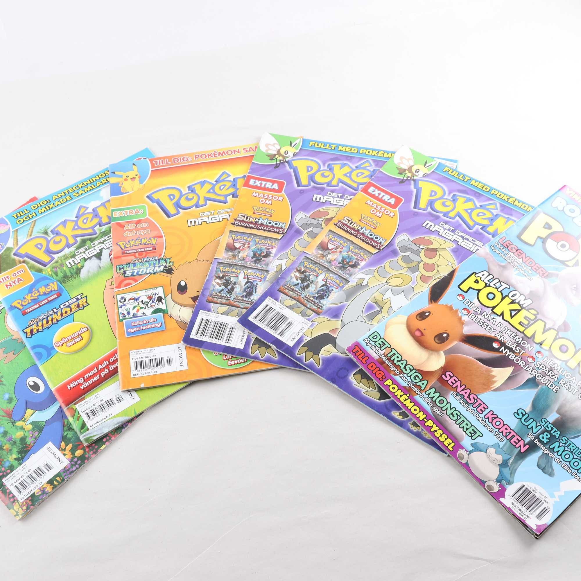 Tidningar, Pokémon, 6 nr.