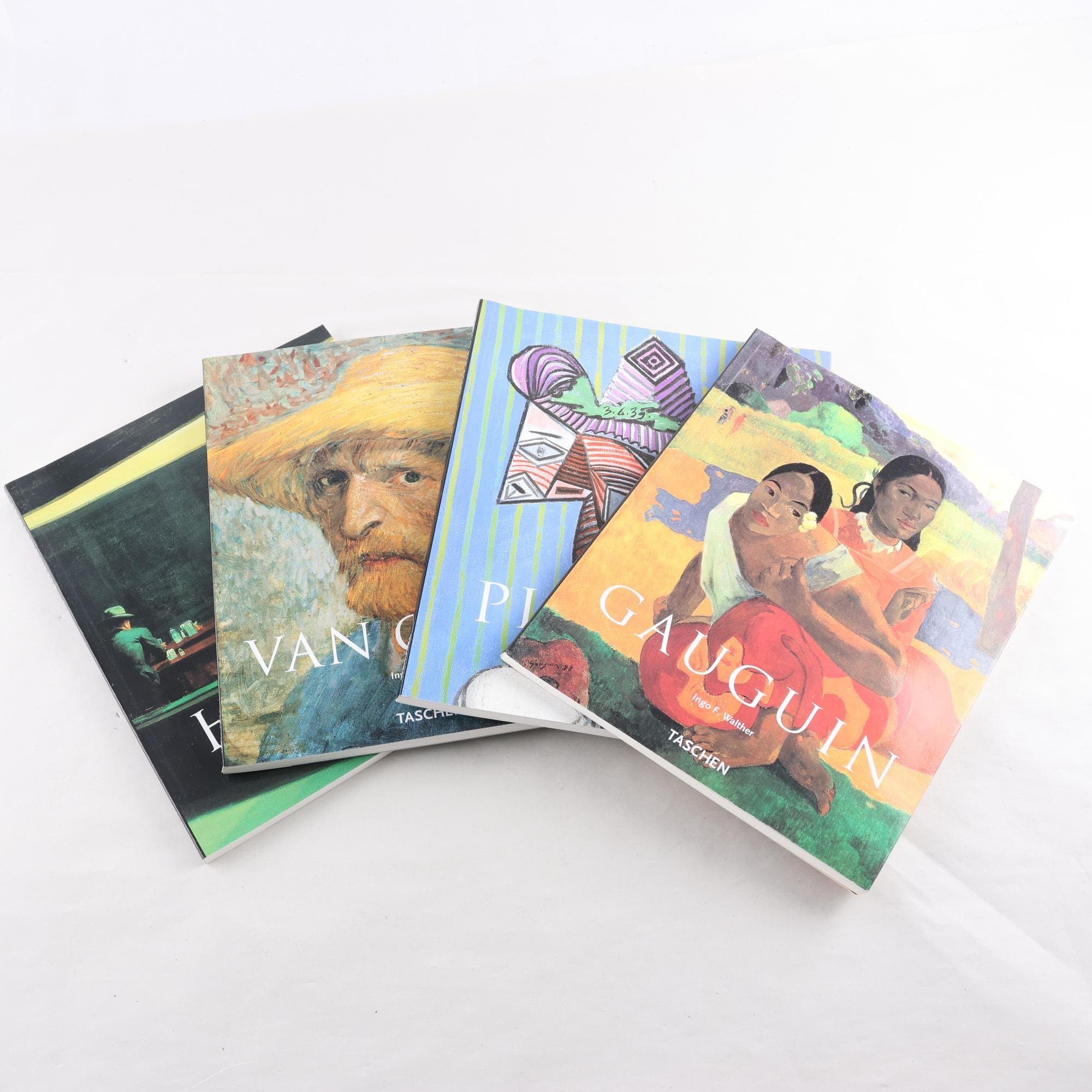 Bokpaket, konst, Taschen, Gauguin, Picasso,Van Gogh.