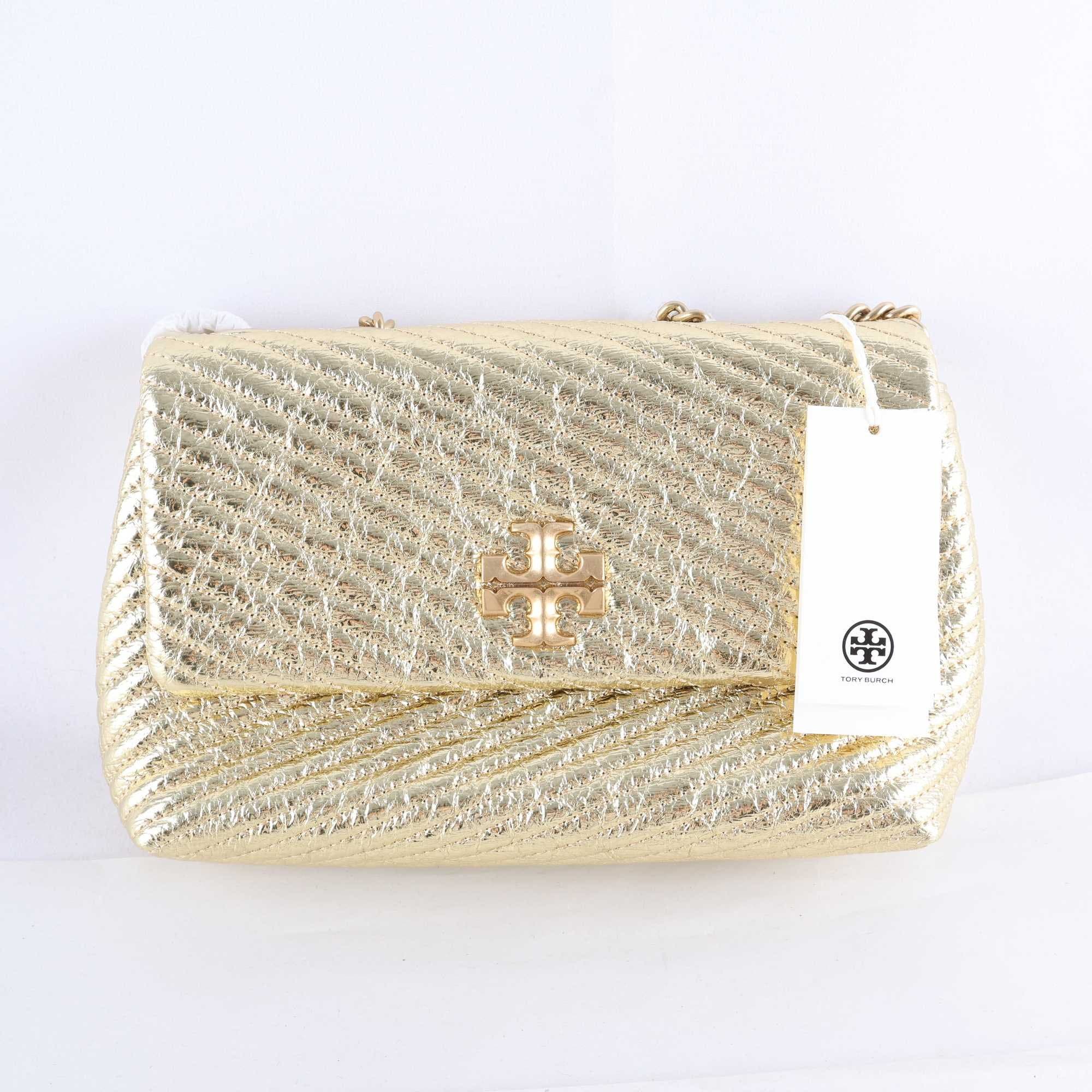 Väska, Tory Burch, guld.