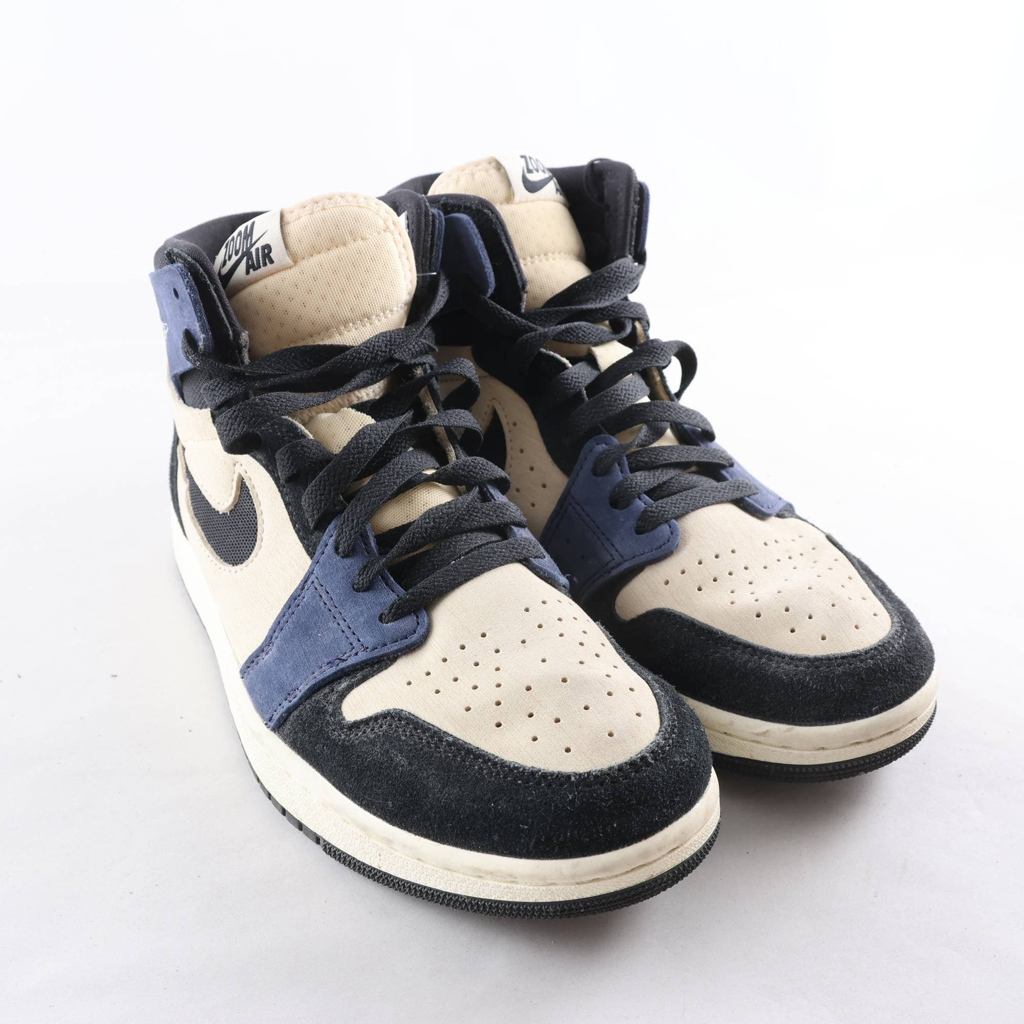 Basketkängor, Nike Air, blå, vit, stl. 39.