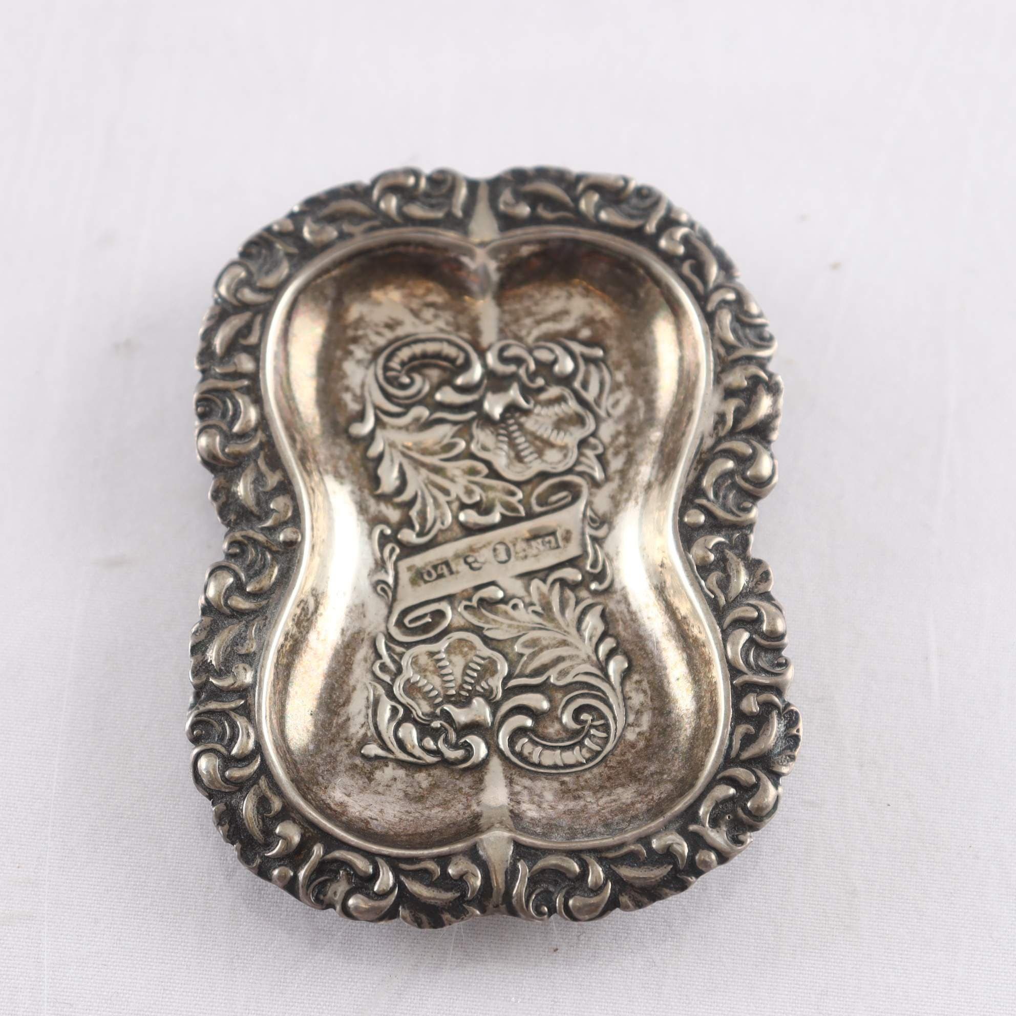 Nålbricka, silver, N.D, Stockholm, 1844