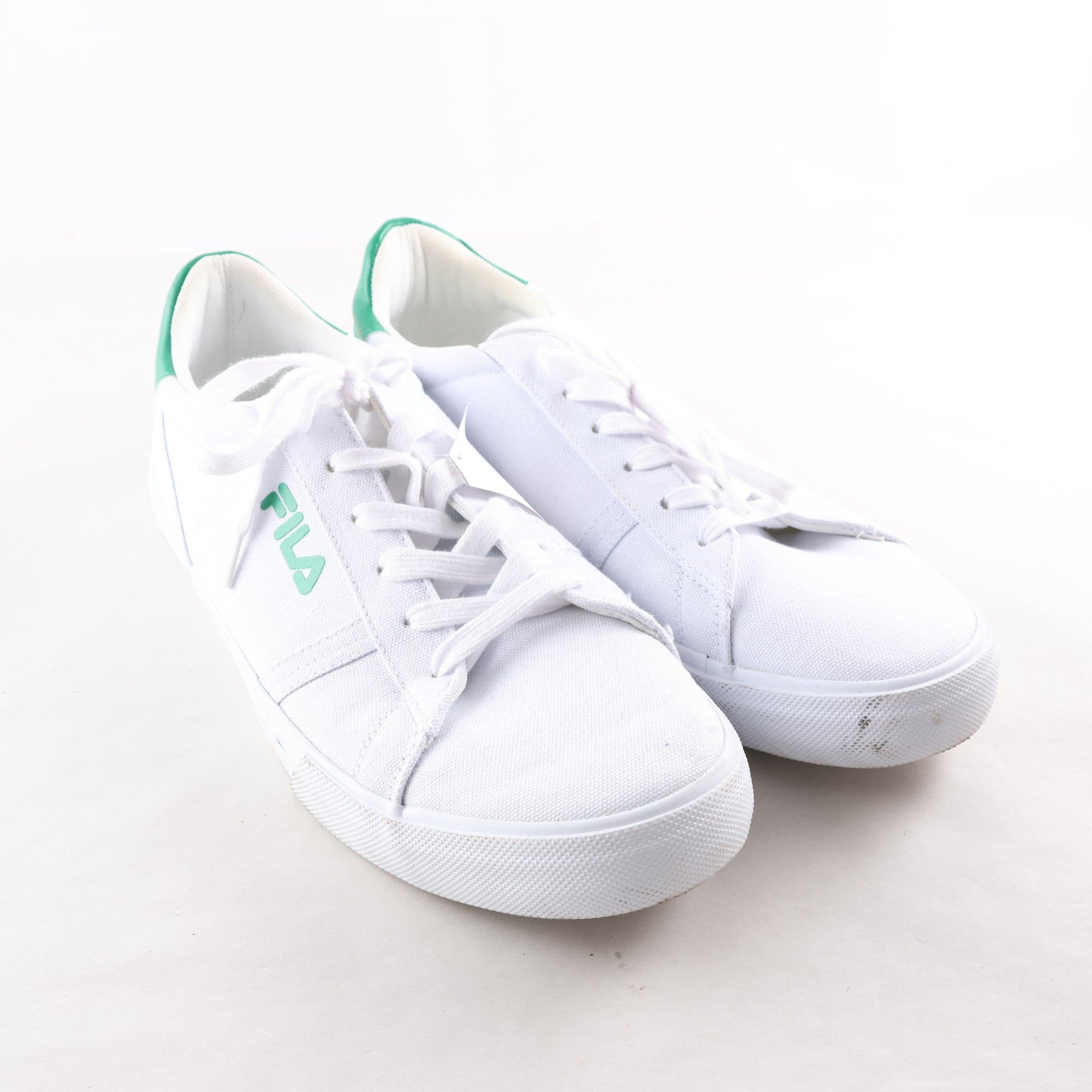 Sneakers, Fila, vit, grön, stl. 46.