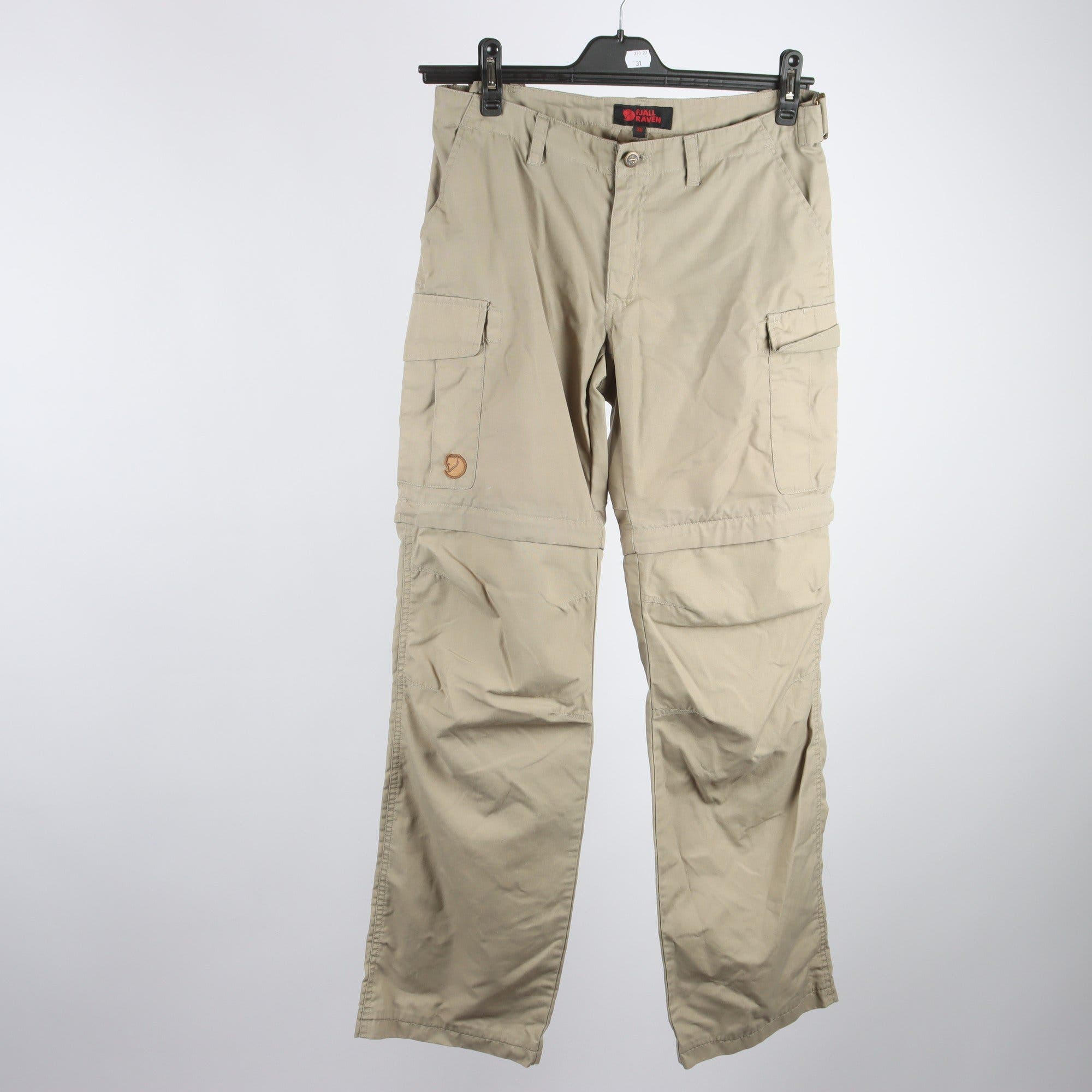 Fritidsbyxor, Fjällräven, beige, stl. 38