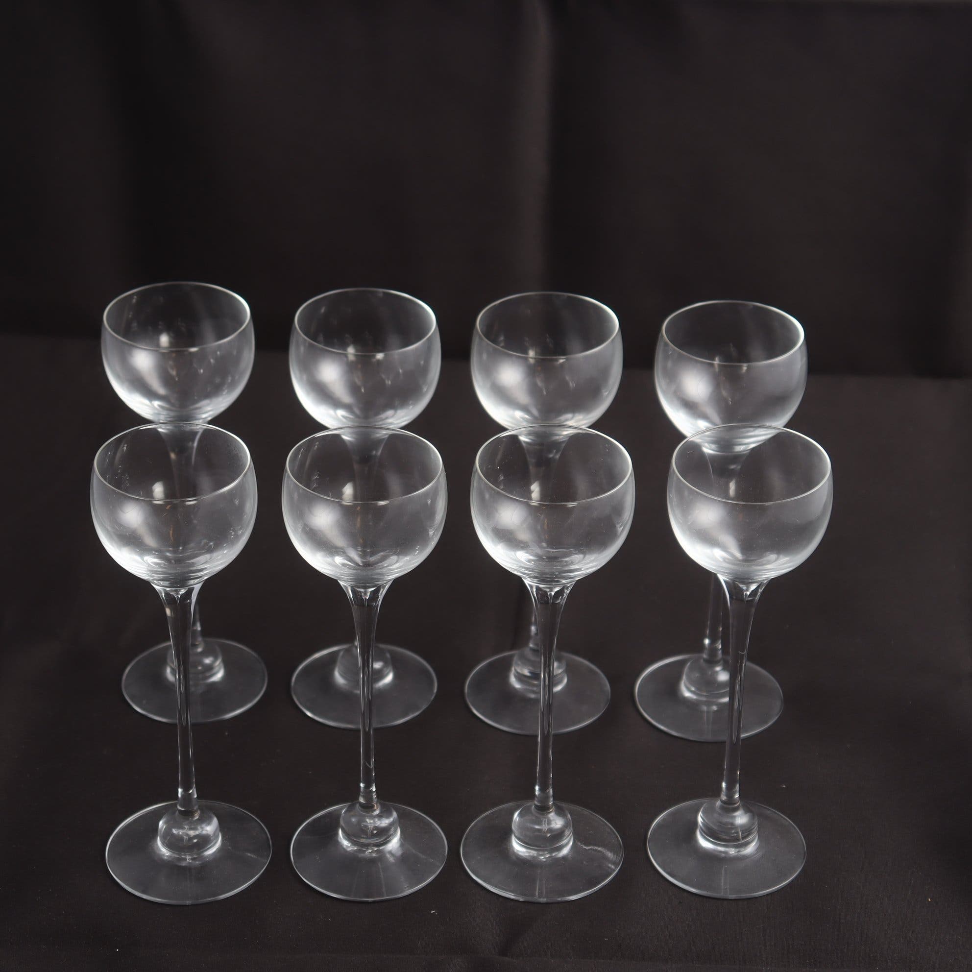 Likörglas, Aurora, Heikki Orvola, Nuutajärvi Notsjö, 8 st. Samfraktas ej.