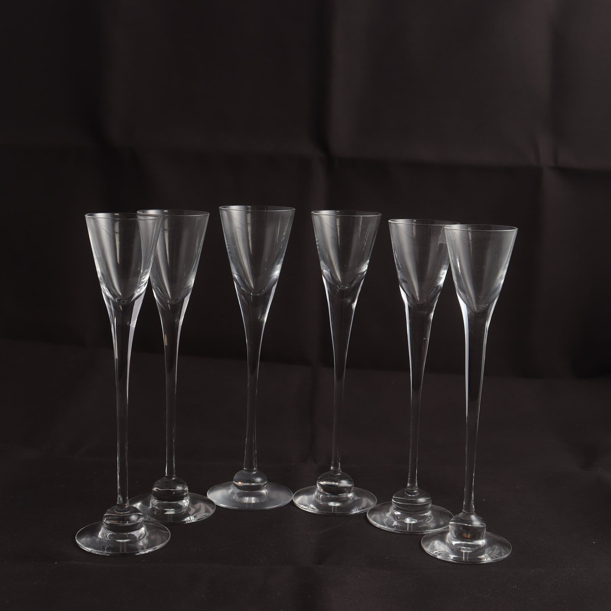 Snapsglas, ”Aurora”, Heikki Orvola, Arabia, Finland, 6 st. Samfraktas ej.