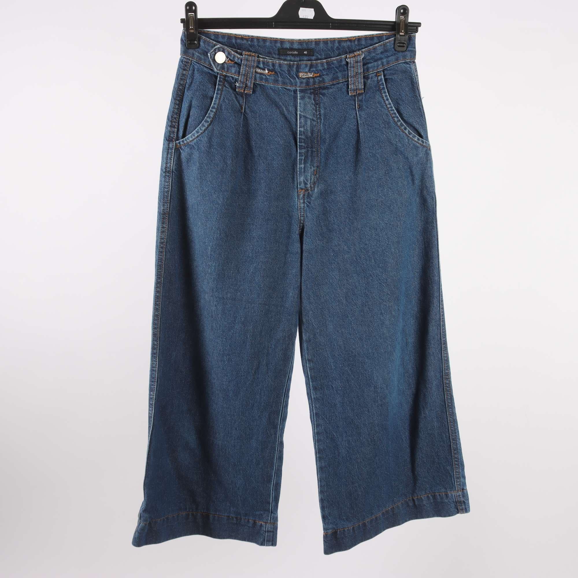 Ankeljeans, Cortelle, blå, stl. 40.