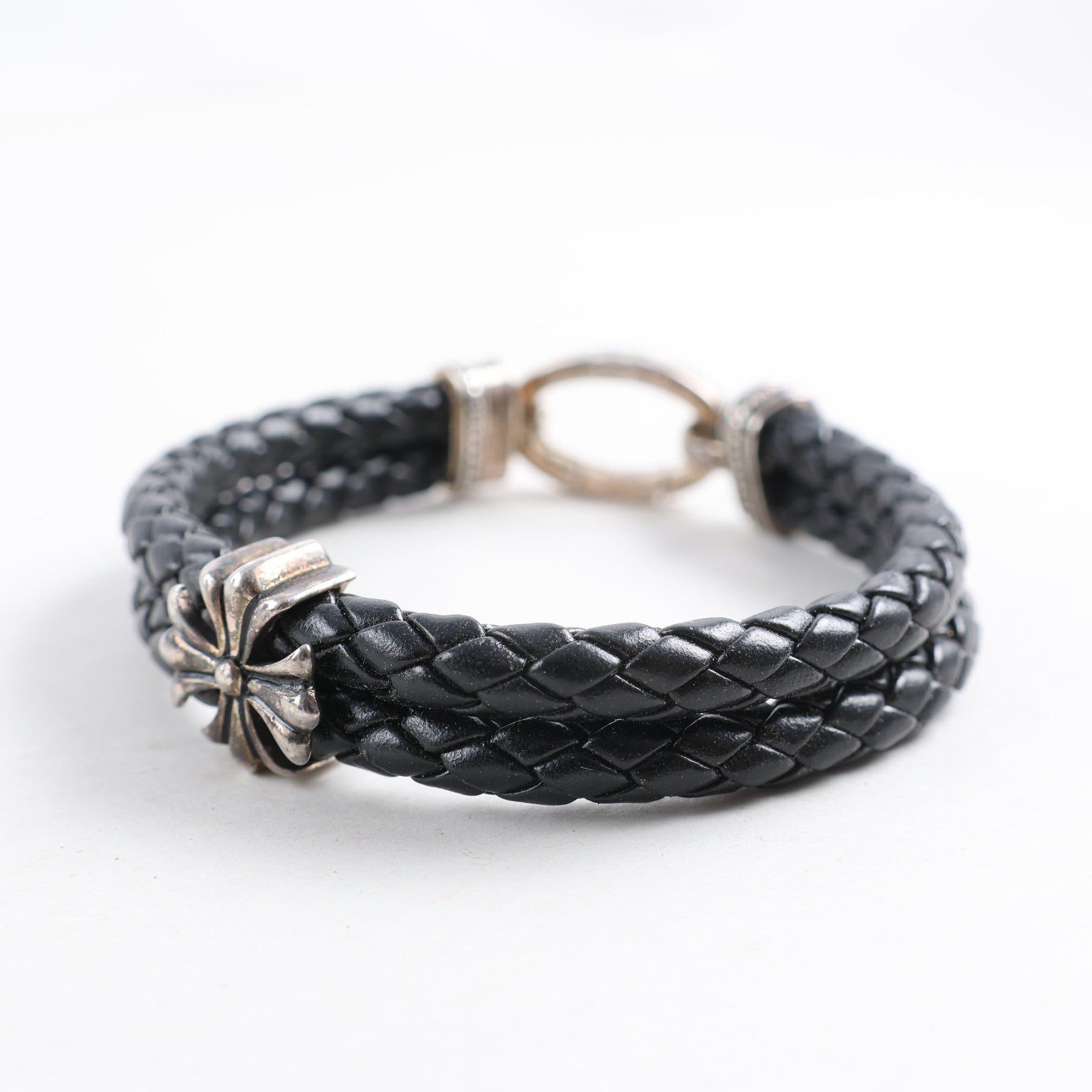 Armband, Thomas Sabo, silver, läder, brv: 20g