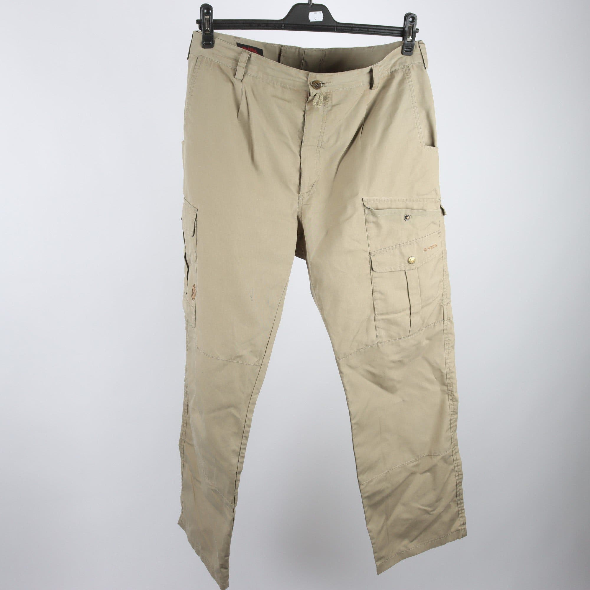 Fritidsbyxor, Fjällräven, beige, stl. 54
