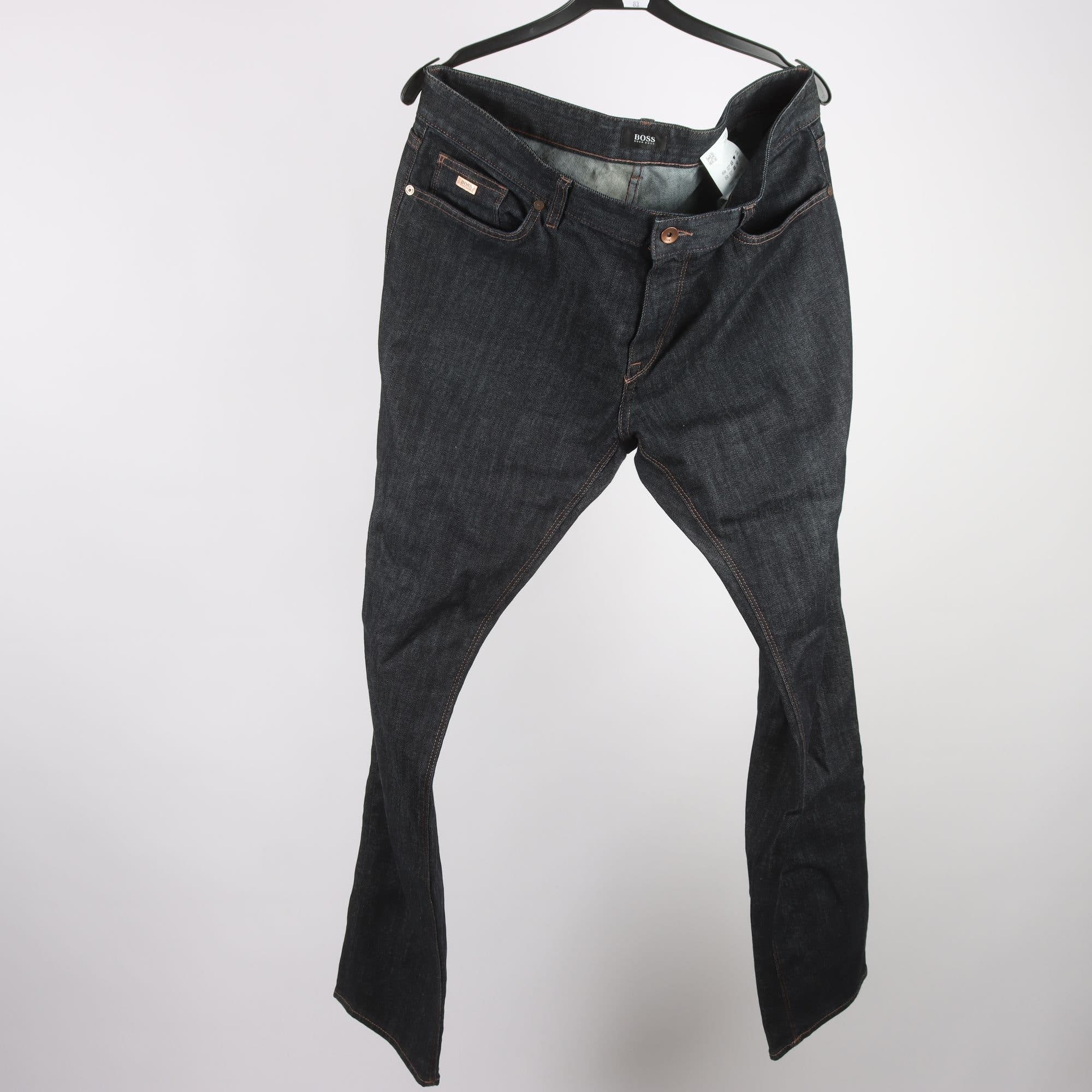 Jeans, Hugo Boss, blå, stl. W34 L32