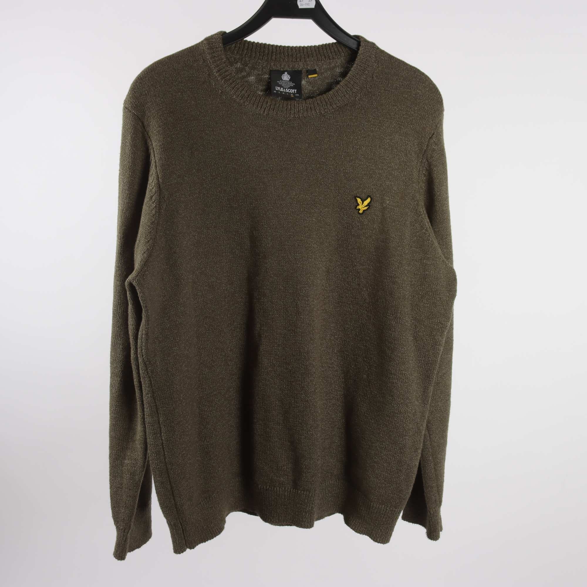 Stickad tröja, Lyle & Scott, stl. XL