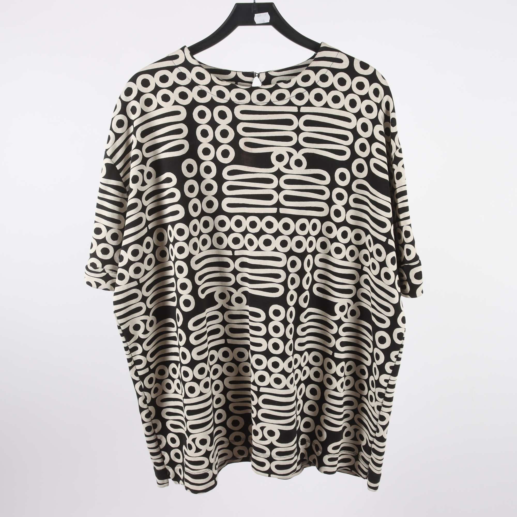 Tröja, Masai, svart, vit, oversize, stl. S.