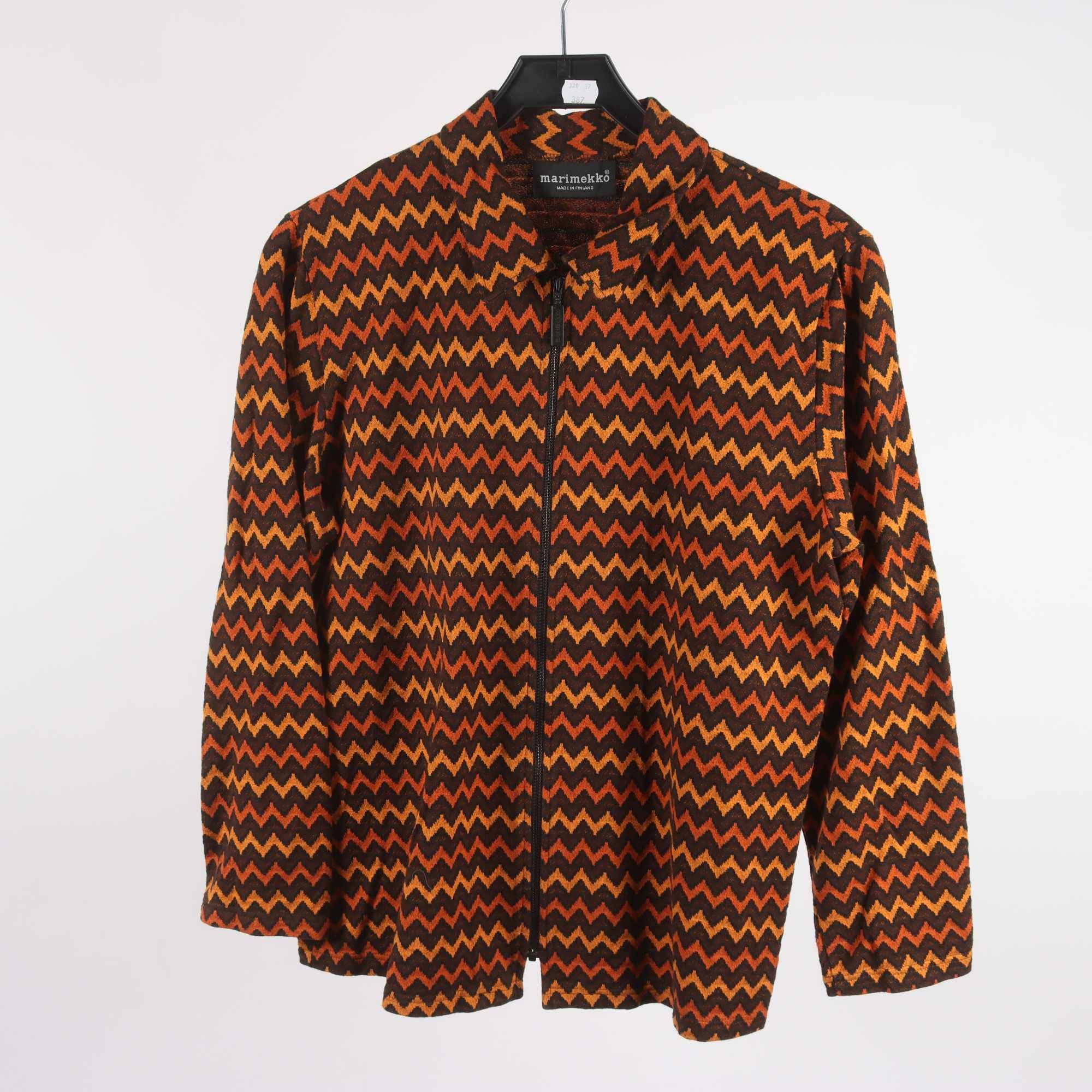 Kofta, Marimekko, brun, orange, stl. L.