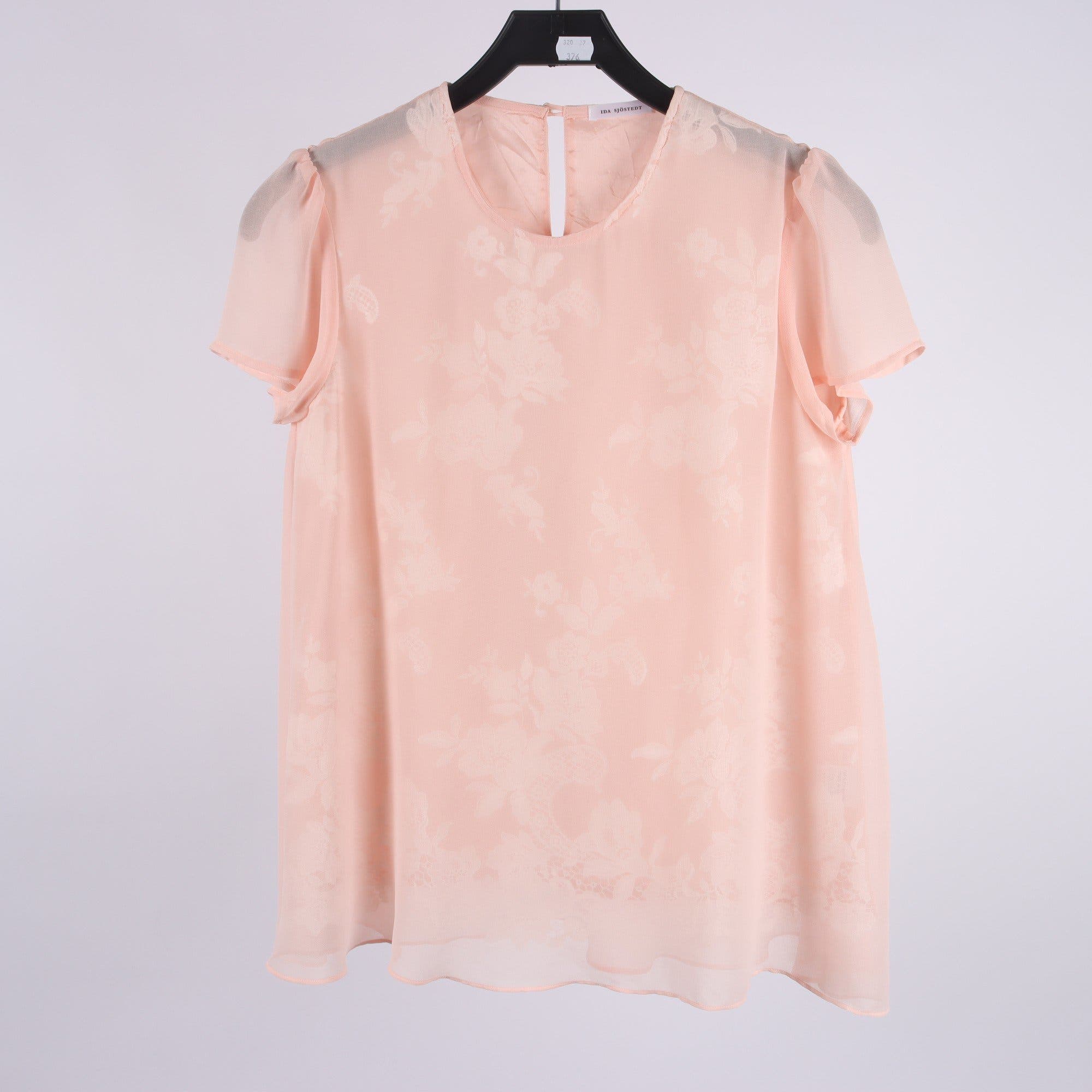 Blus, Ida Sjöstedt, aprikos, stl. 36.
