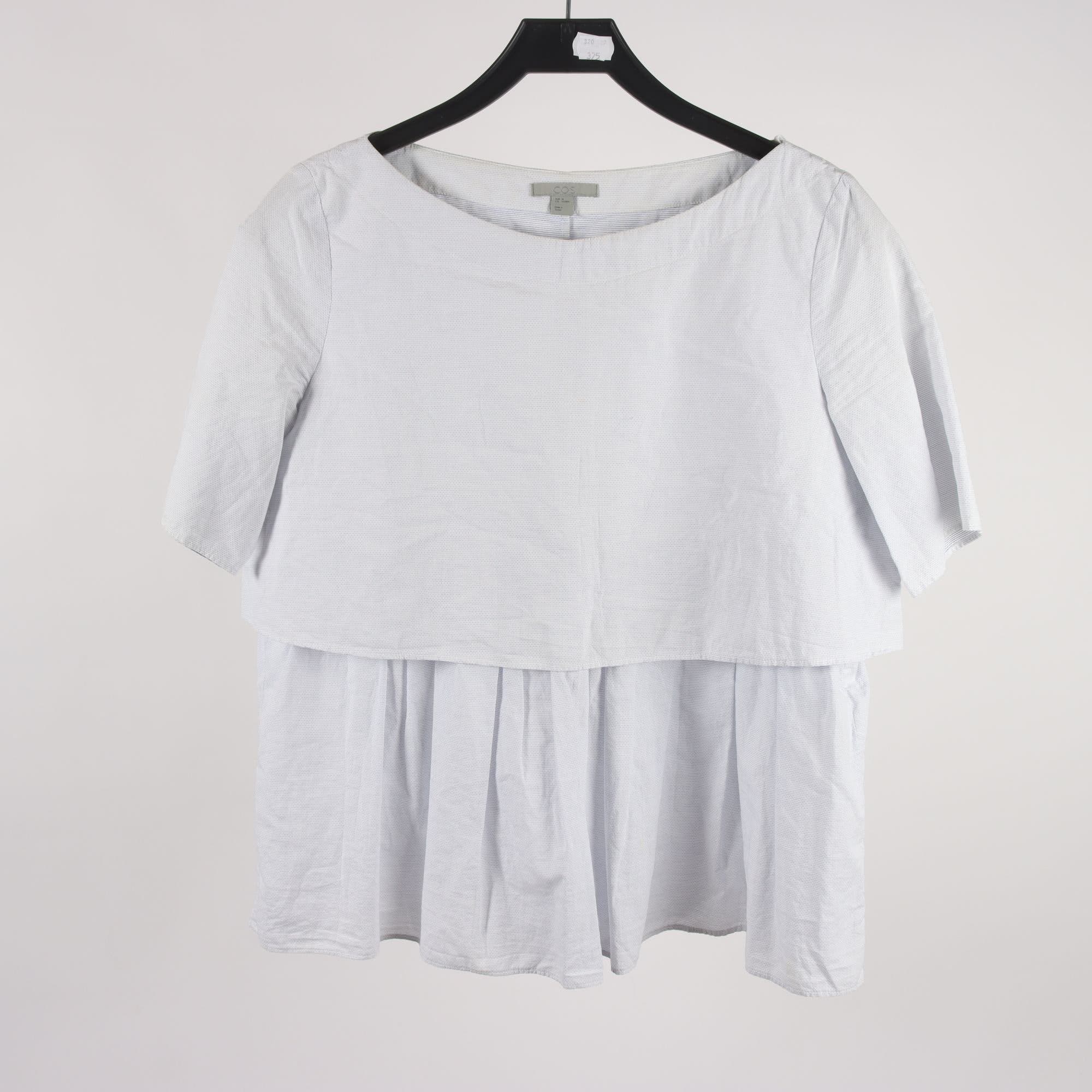 Blus, COS, vit, stl. 36.