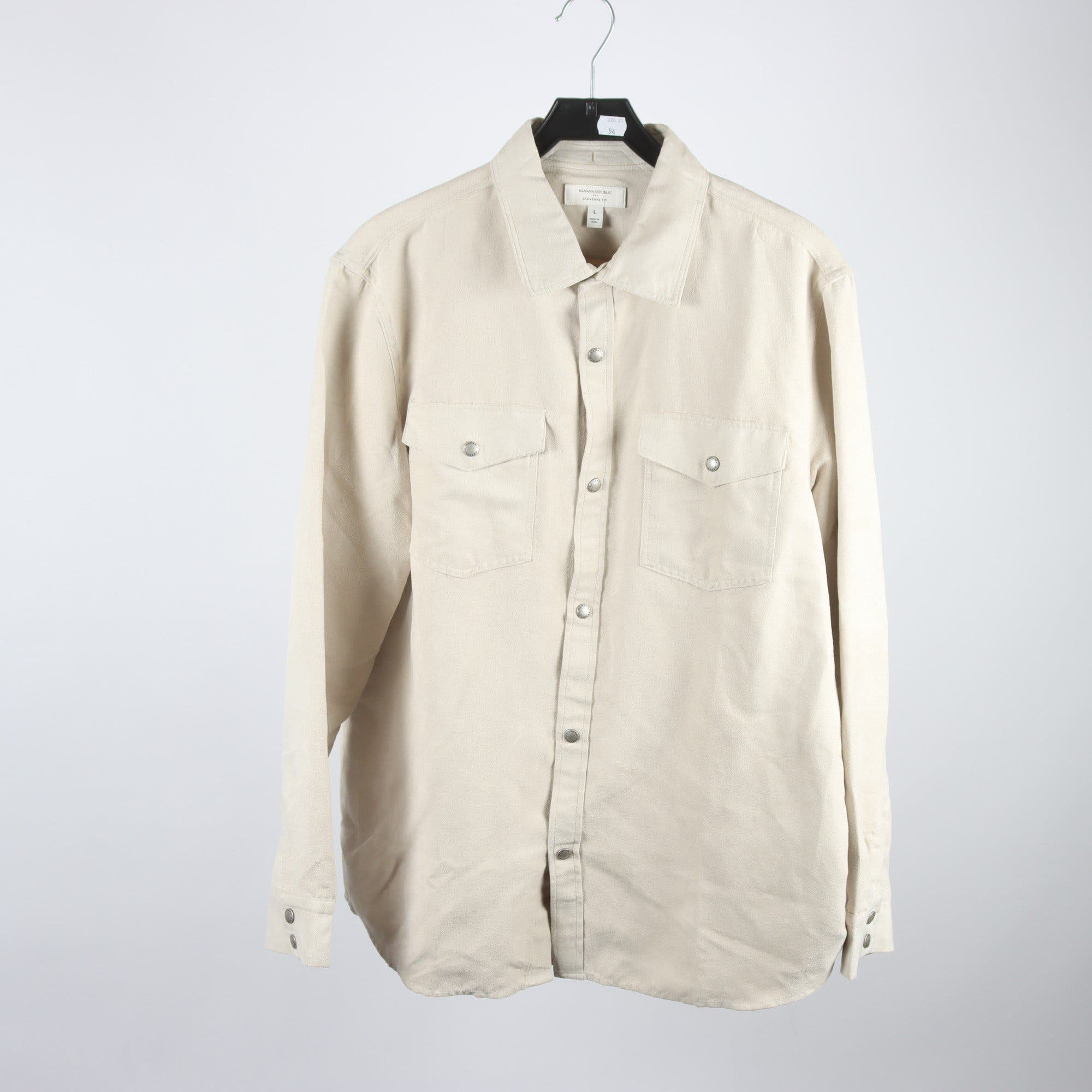 Skjorta, Banana Republic, sand, stl. L