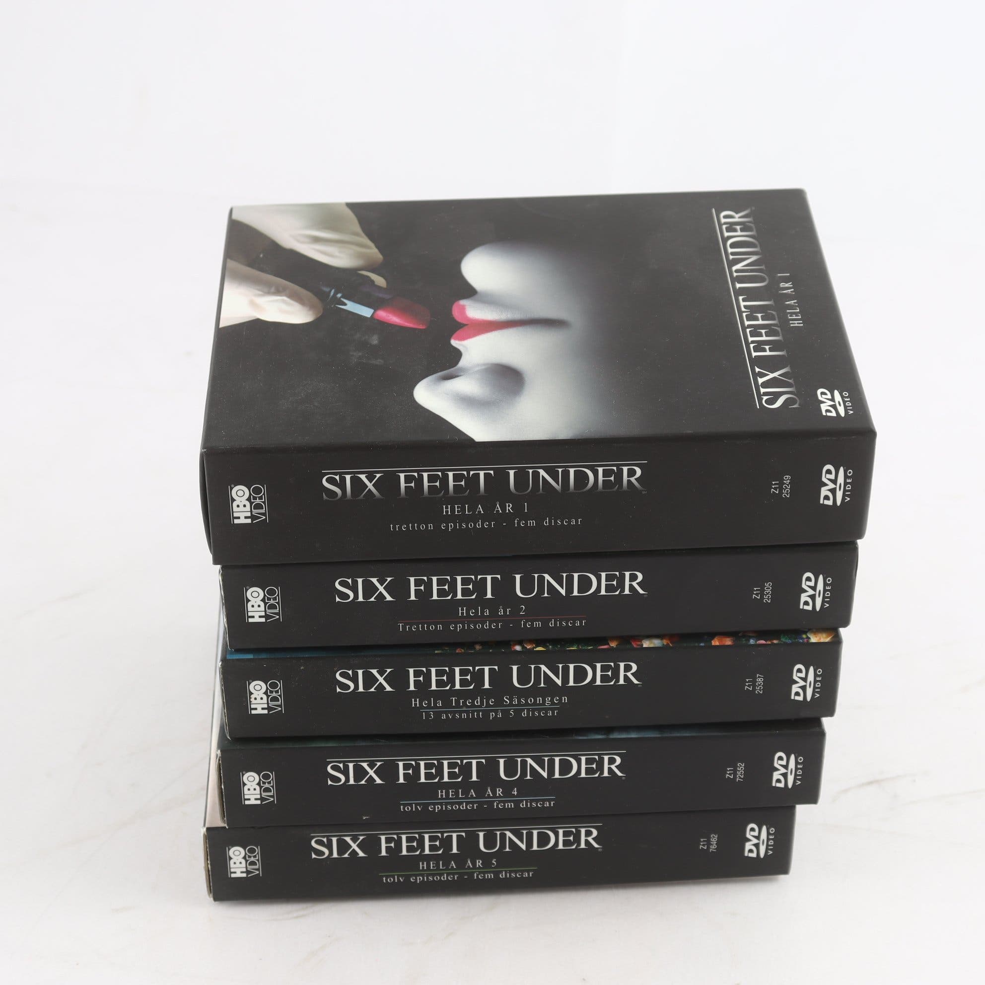 DVD Six Feet Under, Säsong 1-5